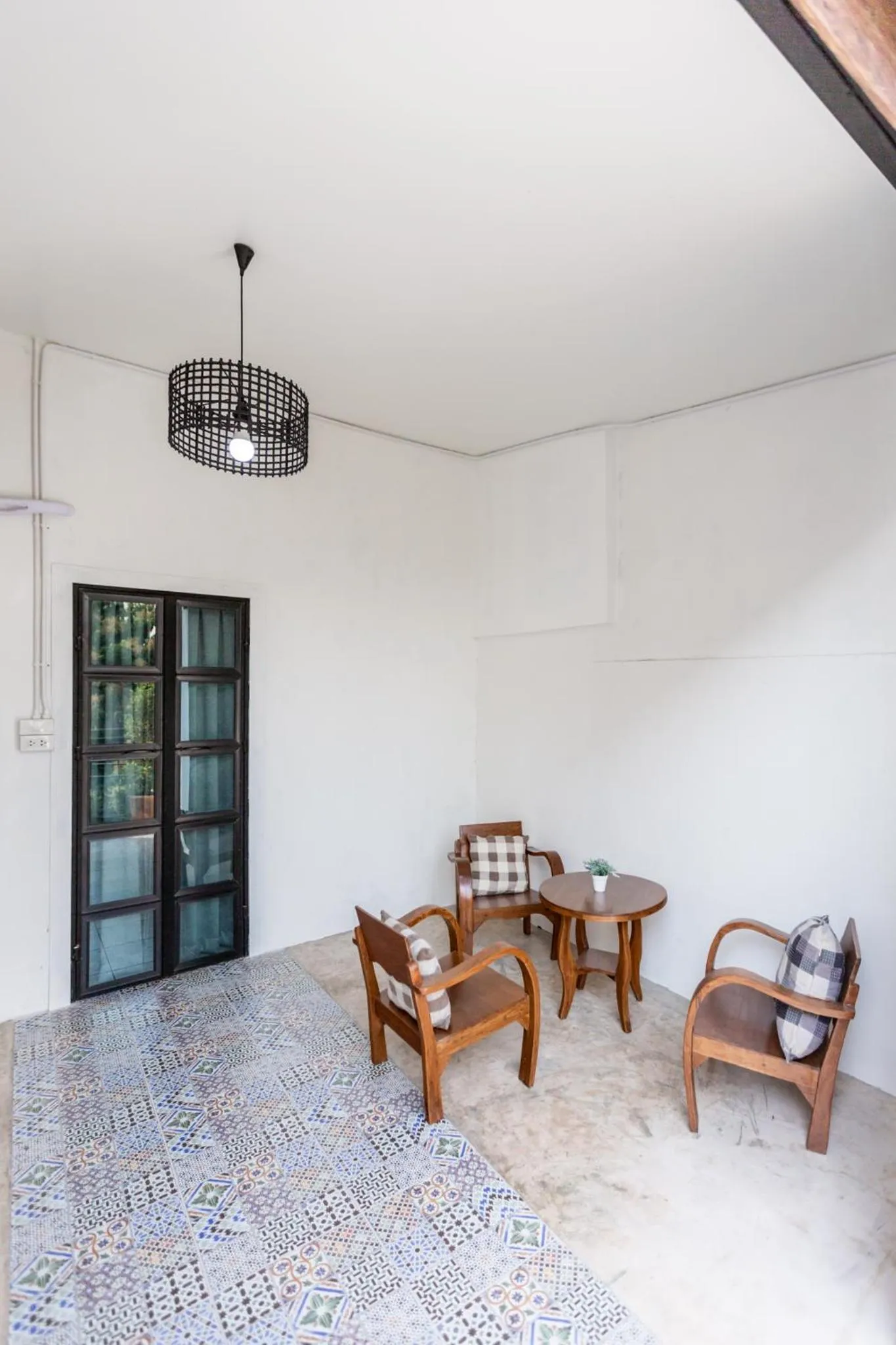 Living room in My Way Hostel Chiang Mai