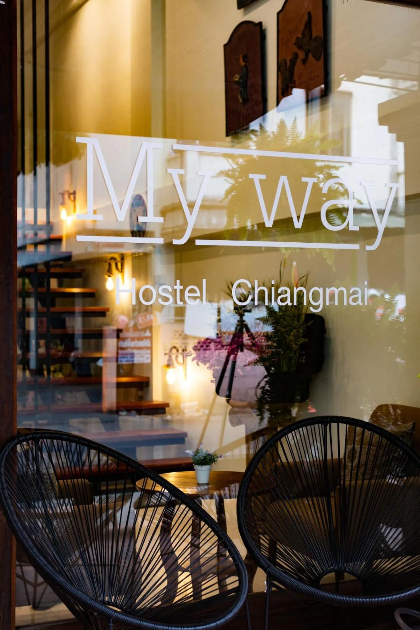 Facade/entrance in My Way Hostel Chiang Mai