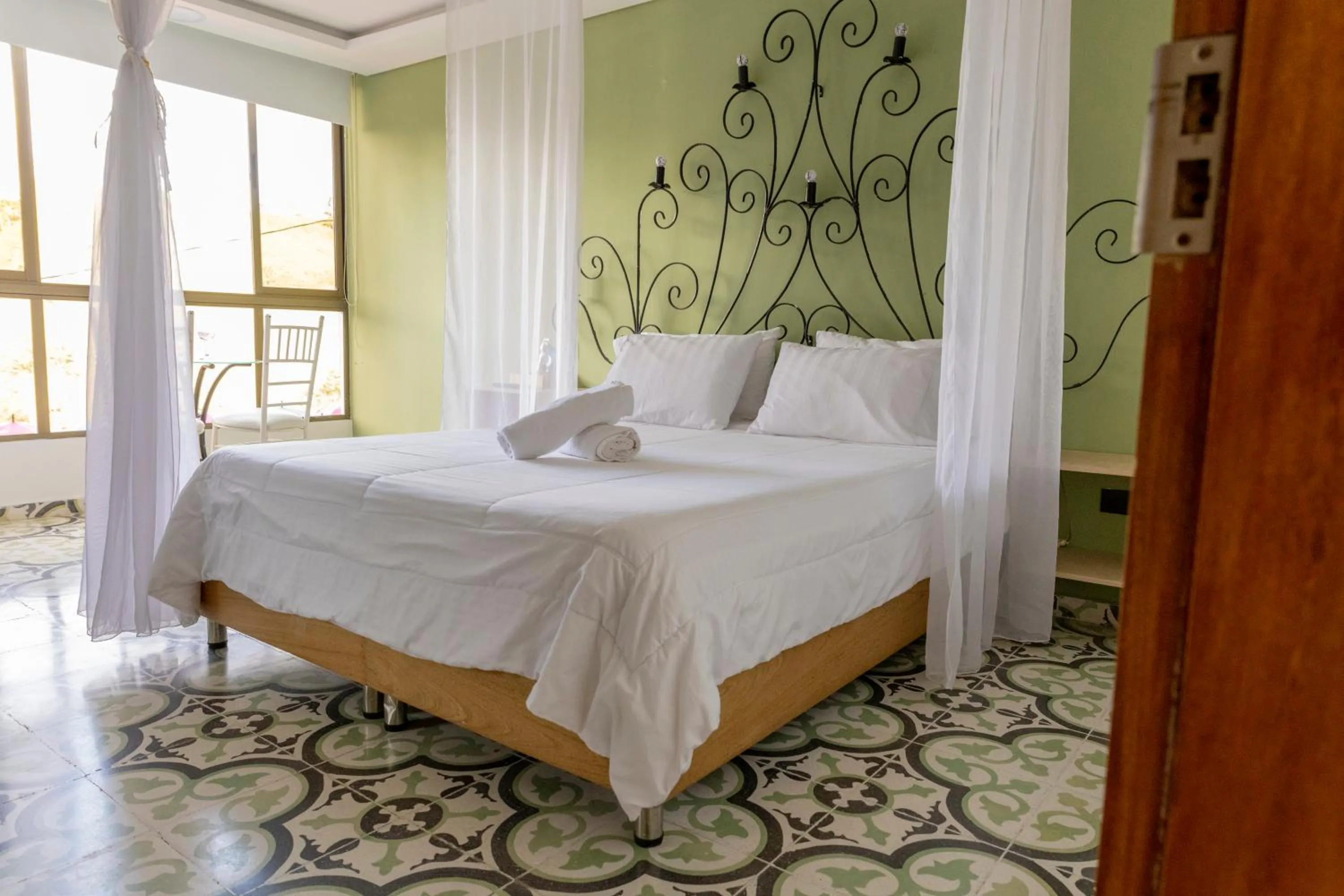 Bed in Hotel Bahia Del Faro