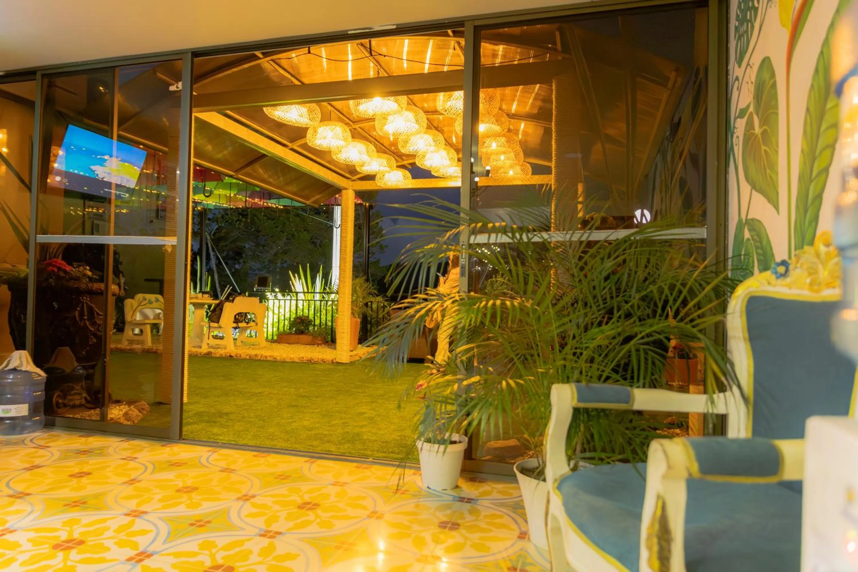 Garden view in Hotel Bahia Del Faro