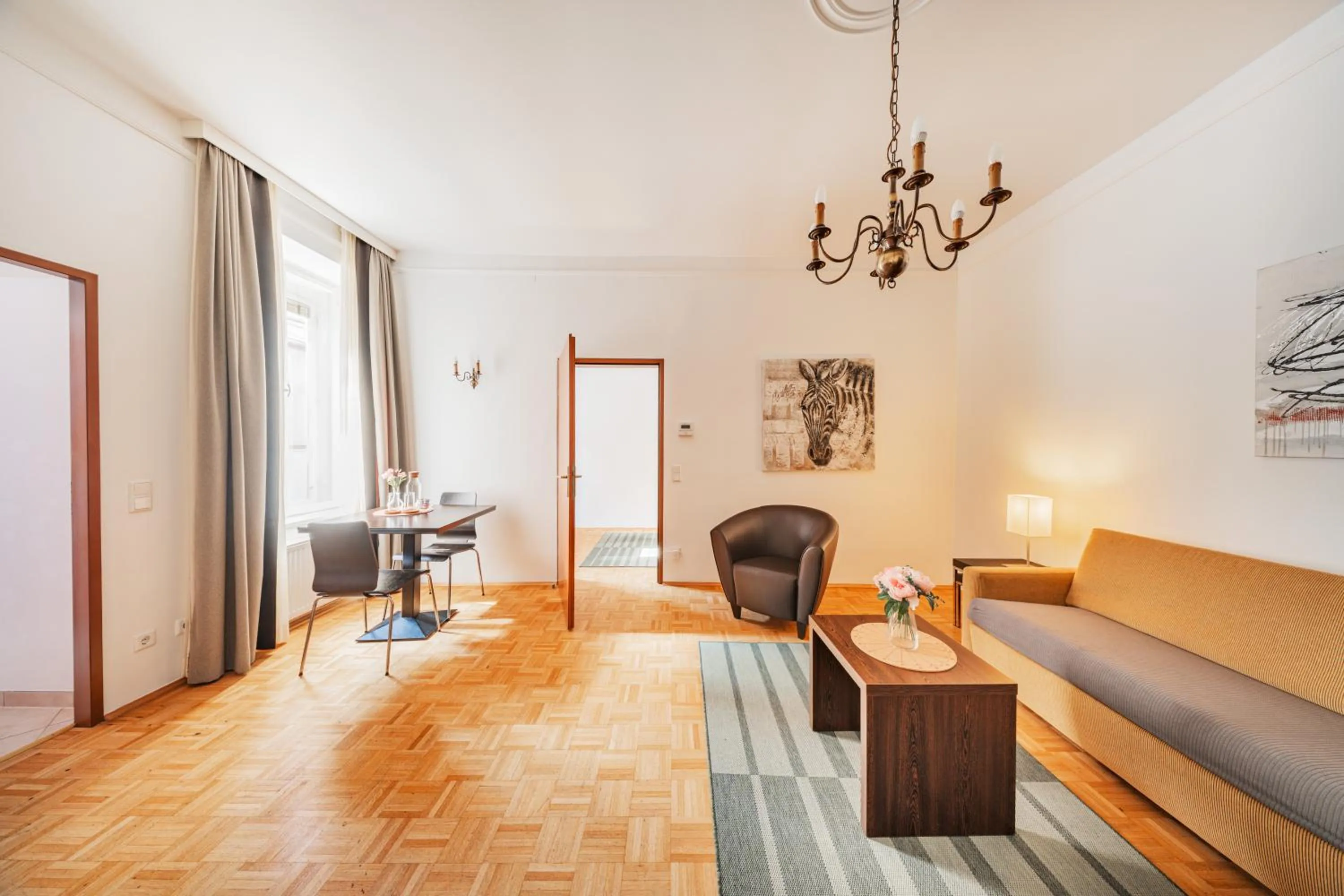 Living room in Serviced Apartments Josefstadt City