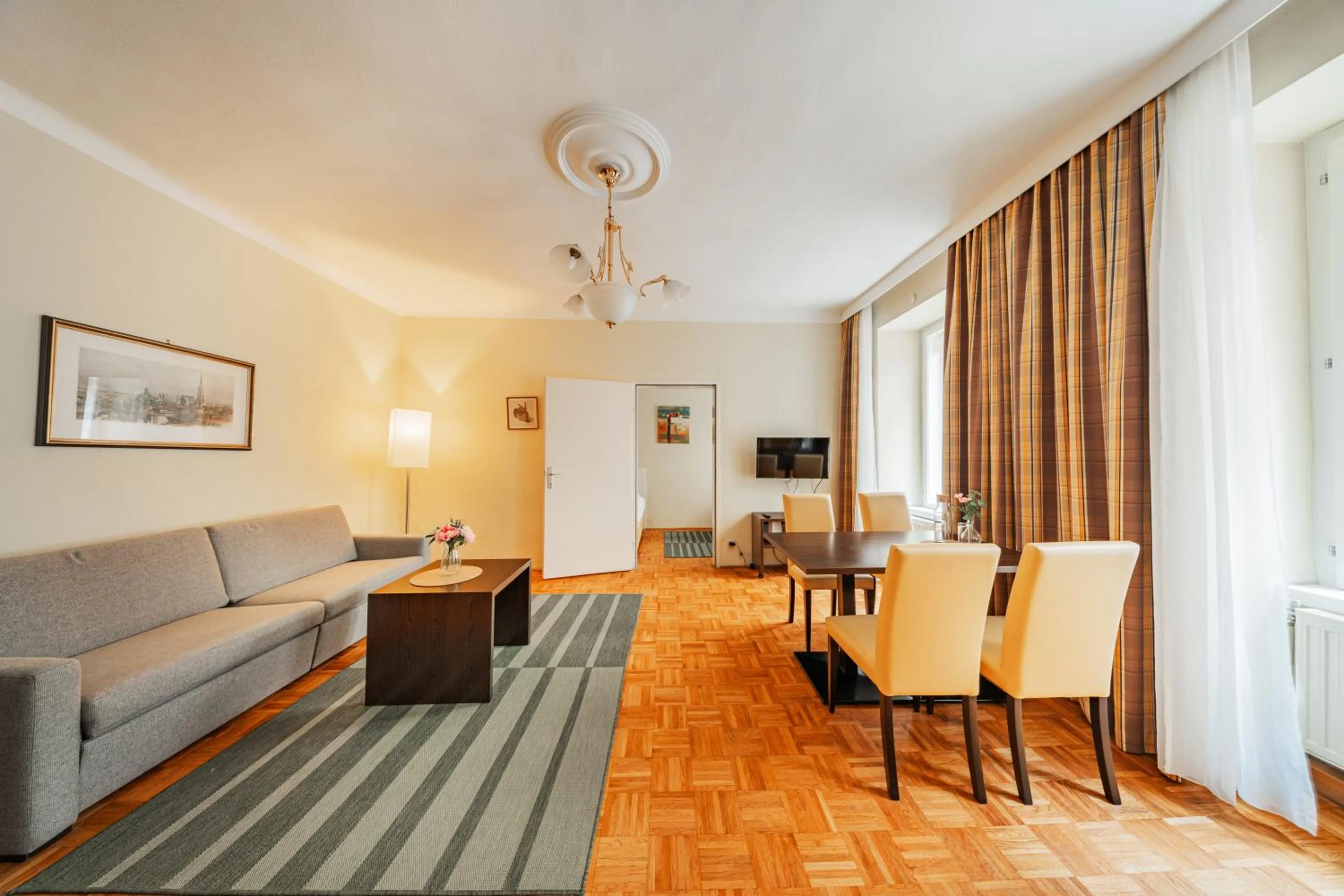 Living room in Serviced Apartments Josefstadt City