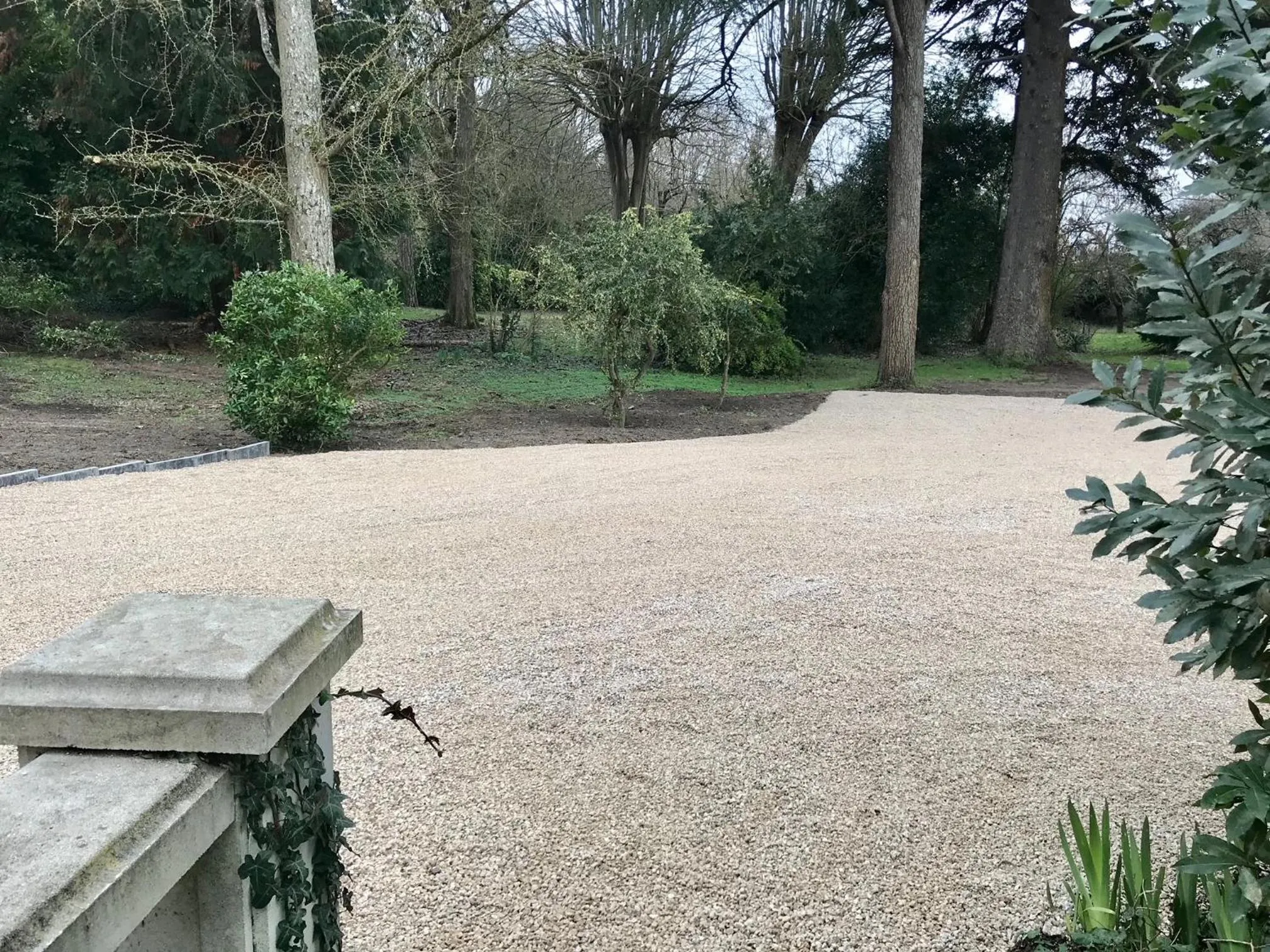 Natural landscape in Le Clos du Roc