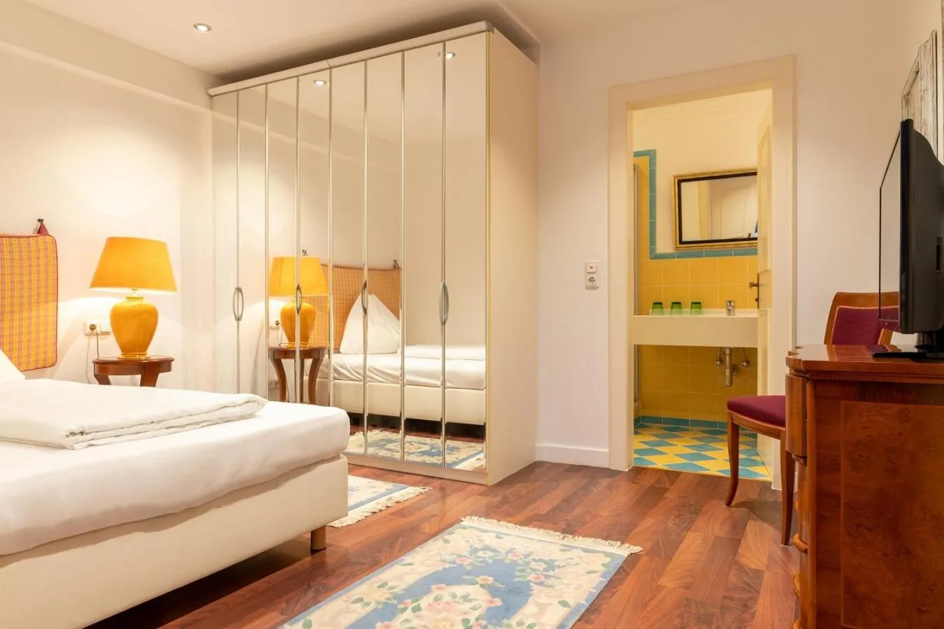 Photo of the whole room, Bed in Hotel Bruggwirt