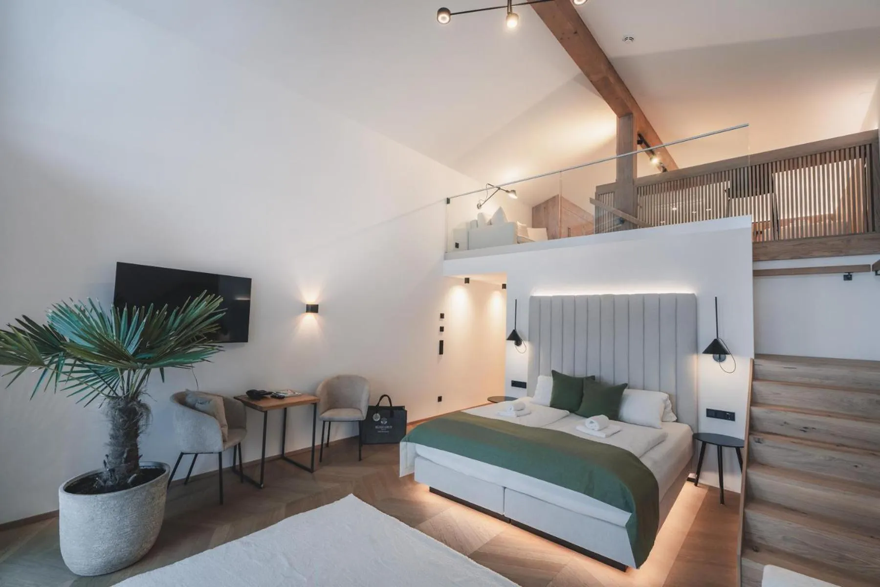 Photo of the whole room, Bed in Ferienwelt Kesselgrub Hotel in Altenmarkt-Zauchensee