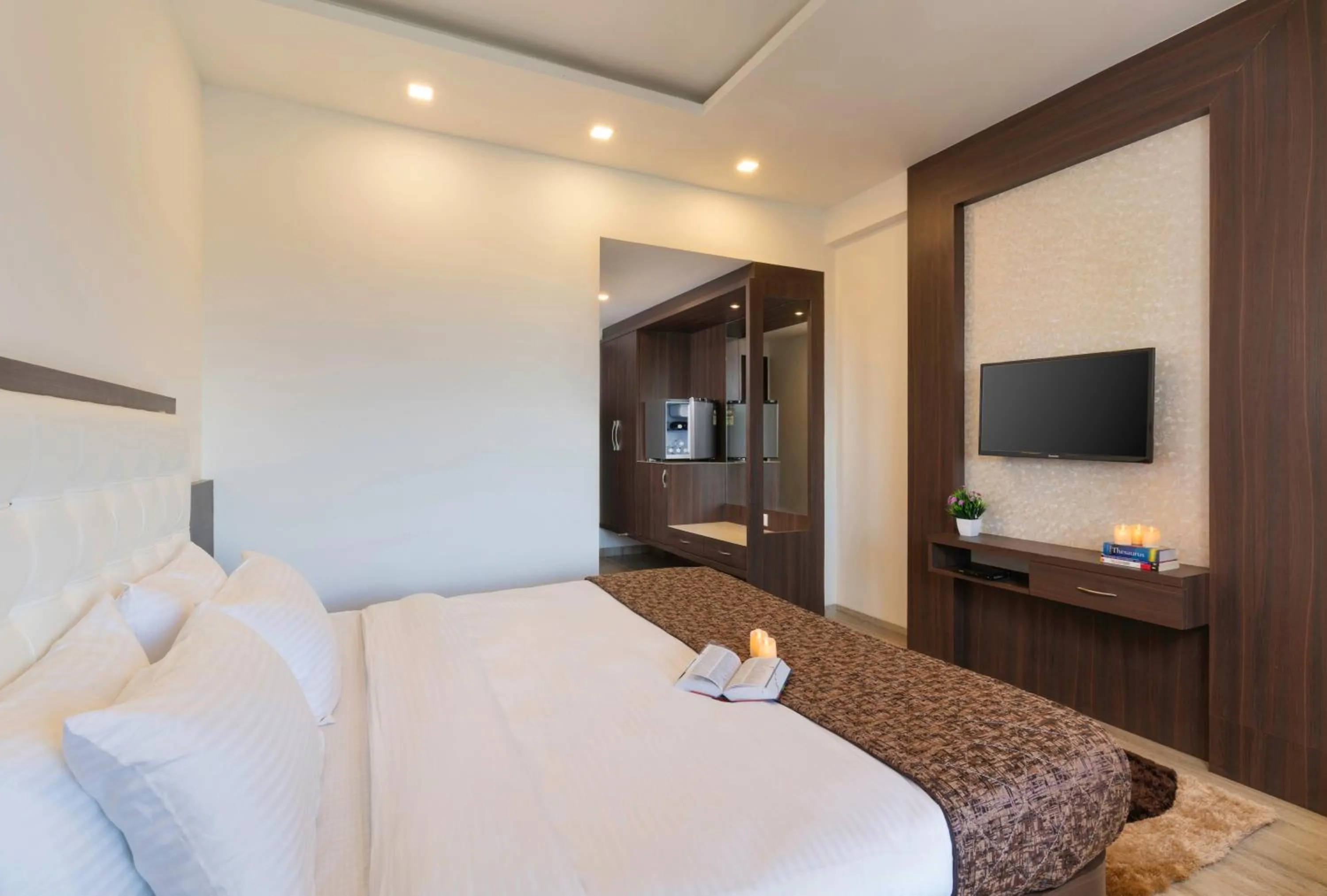 Bed in Blizzard Resort