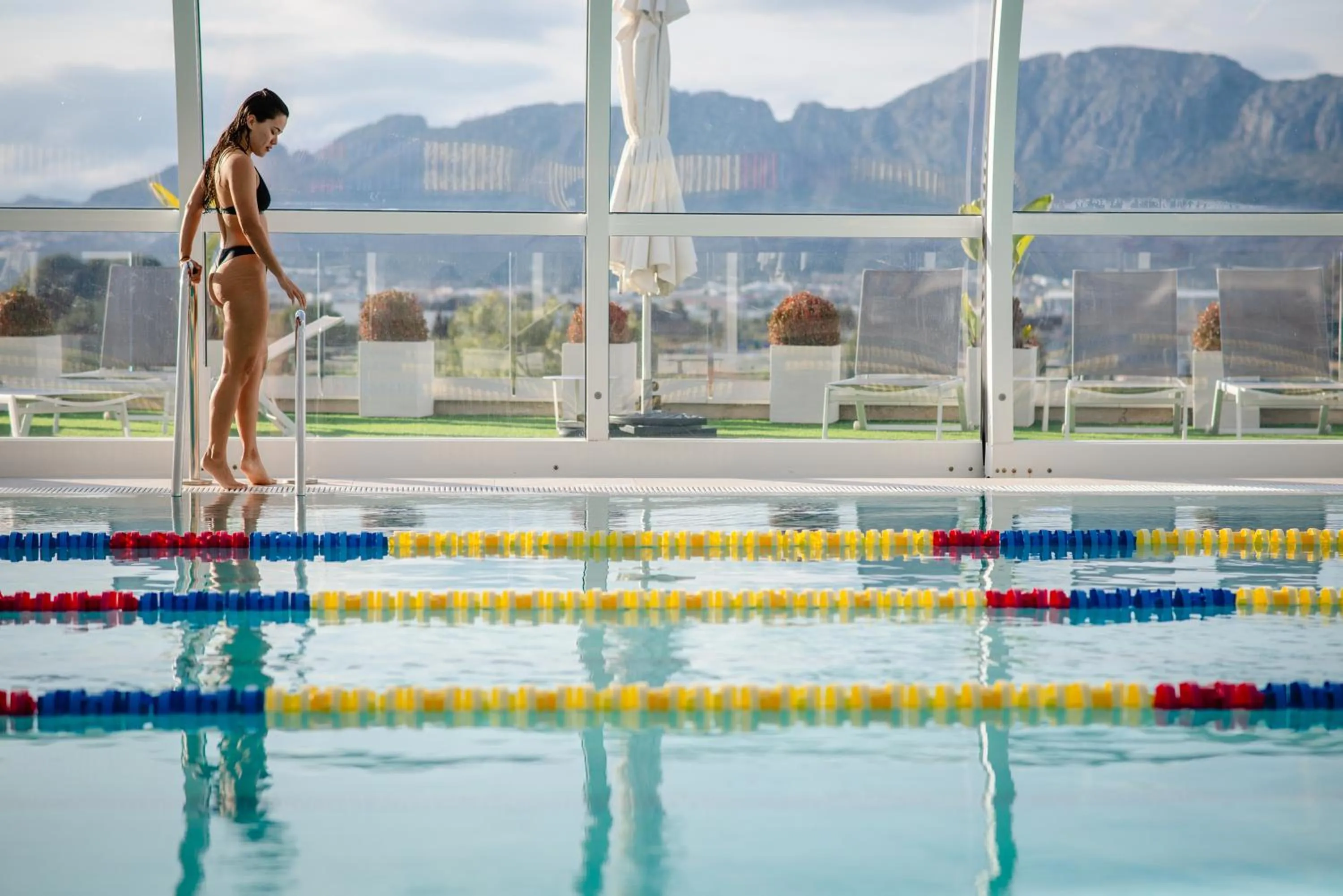 Swimming pool in Syncrosfera Fitness & Spa Health Hotel Boutique