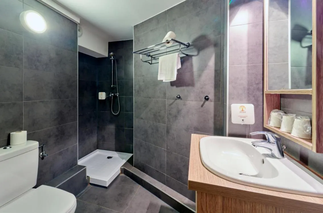 Shower in Adonis Hotel Strasbourg