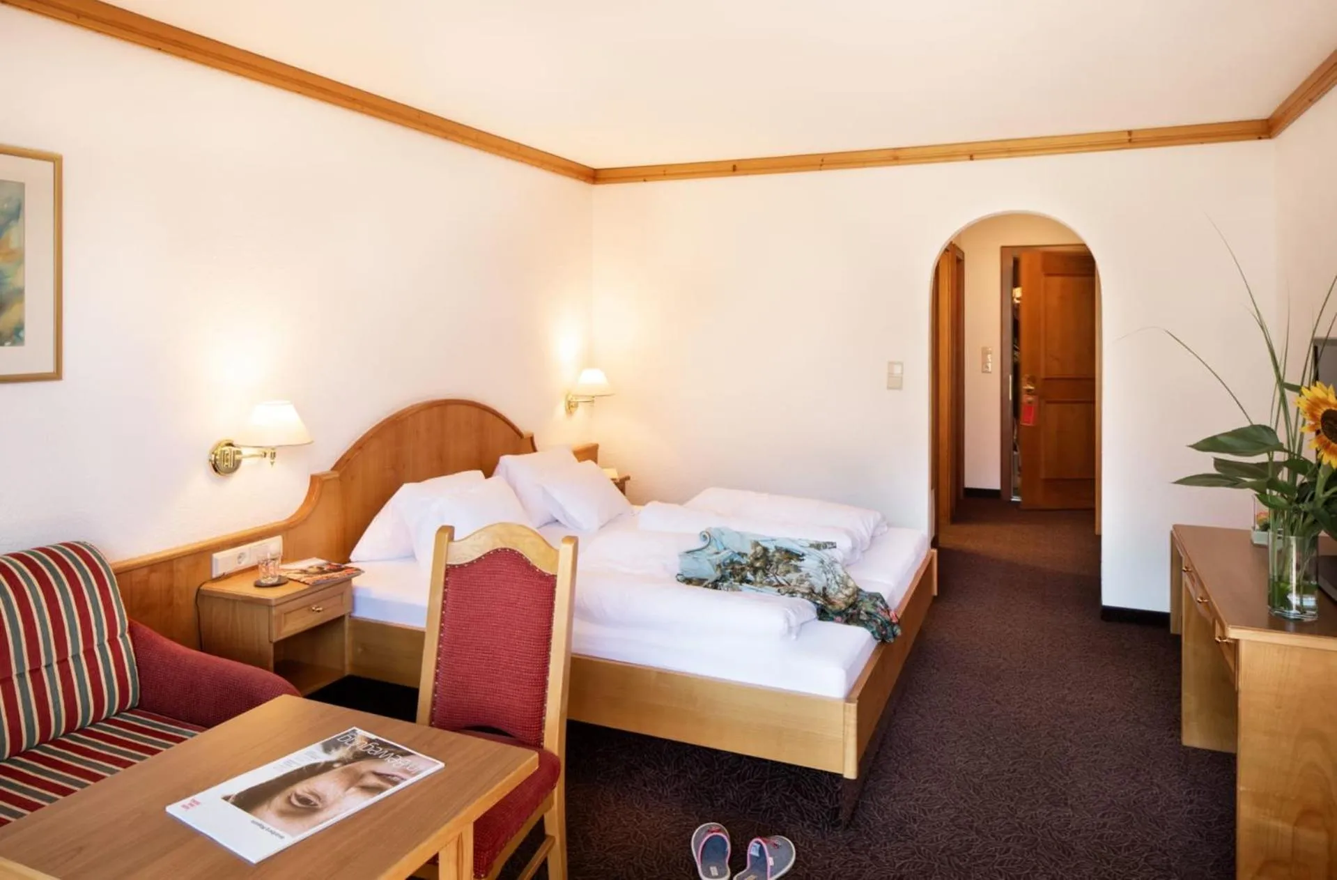 Double Room with Balcony and Mountain View - single occupancy in Hotel Zimba