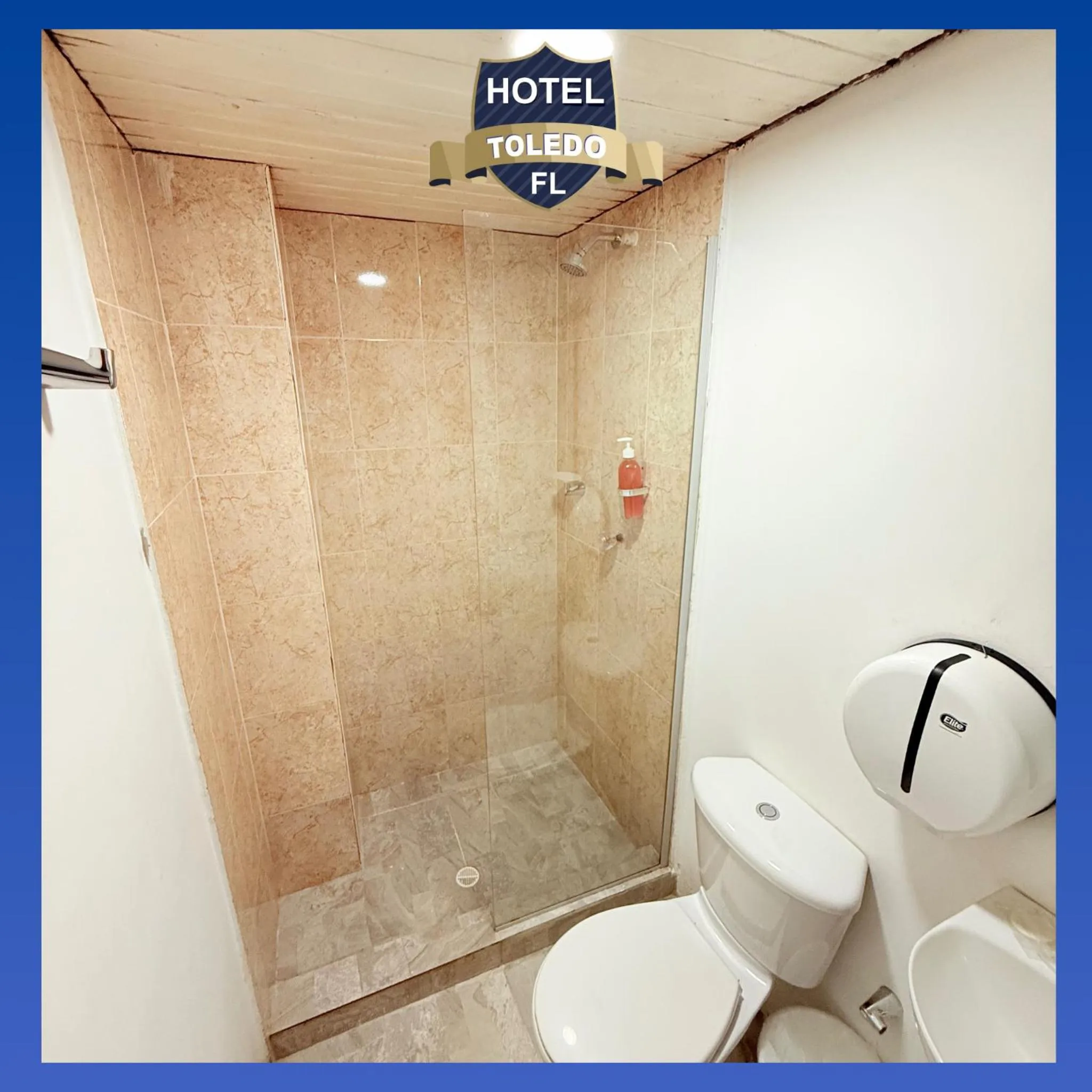 Shower in Hotel Toledo FL