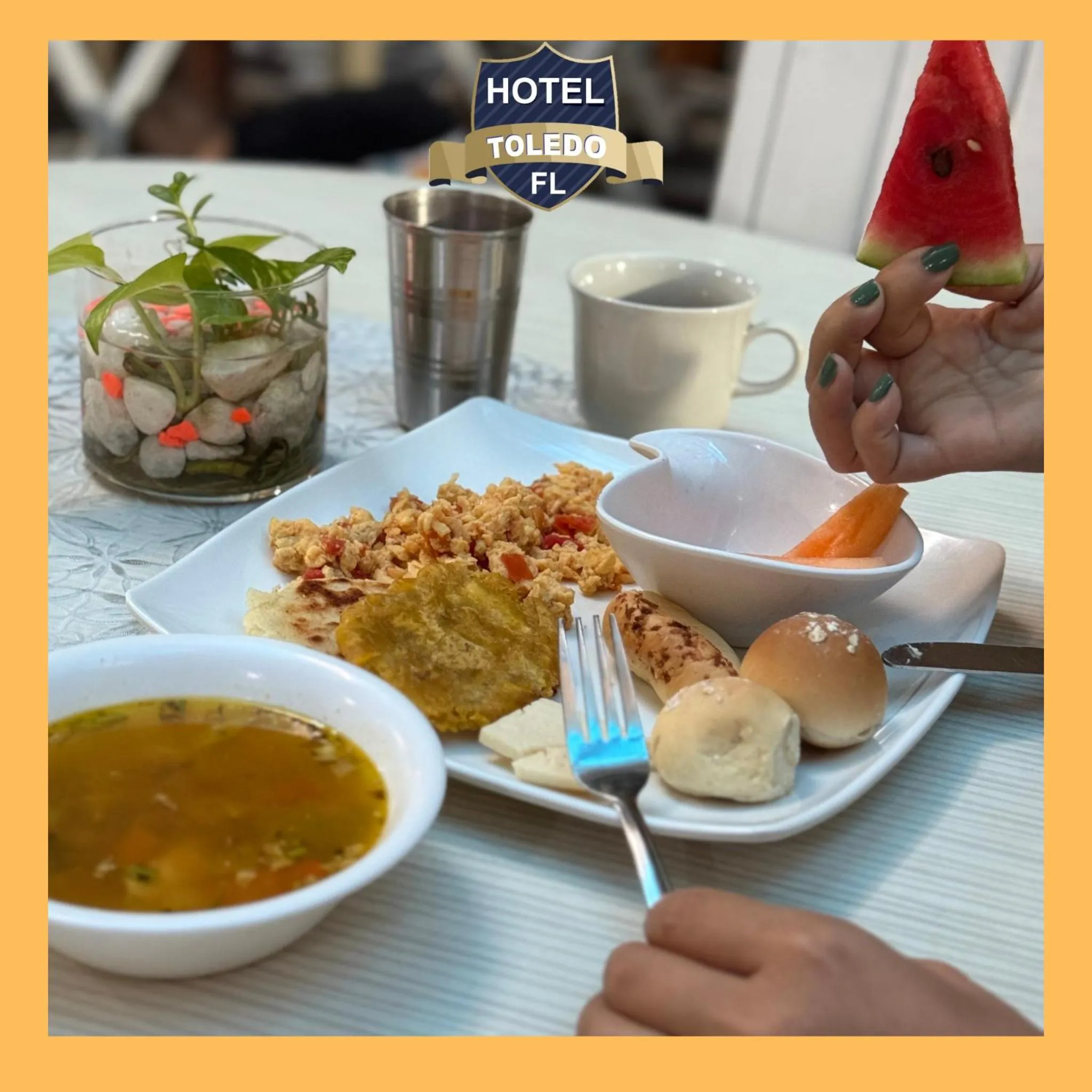 Breakfast in Hotel Toledo FL