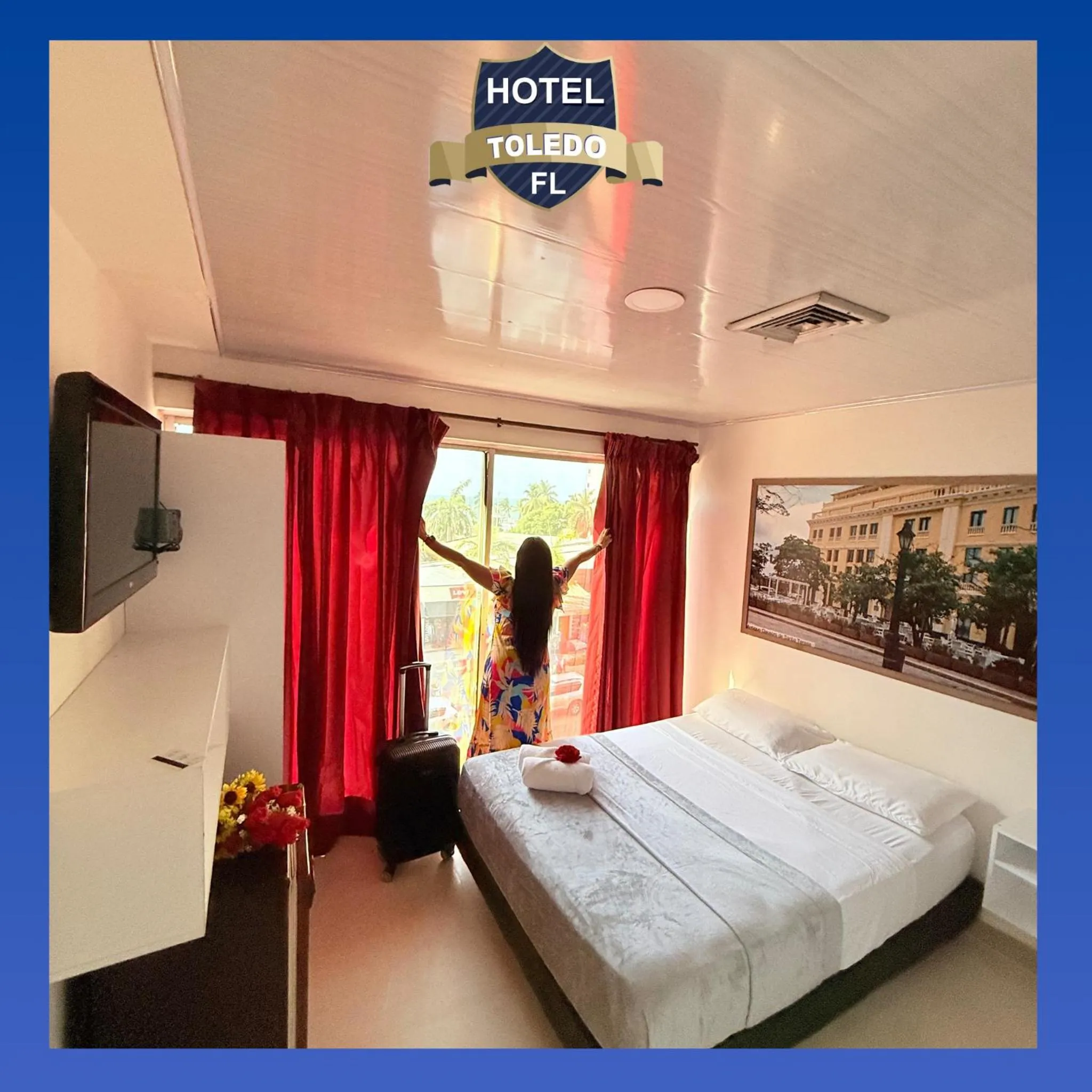 Bed in Hotel Toledo FL