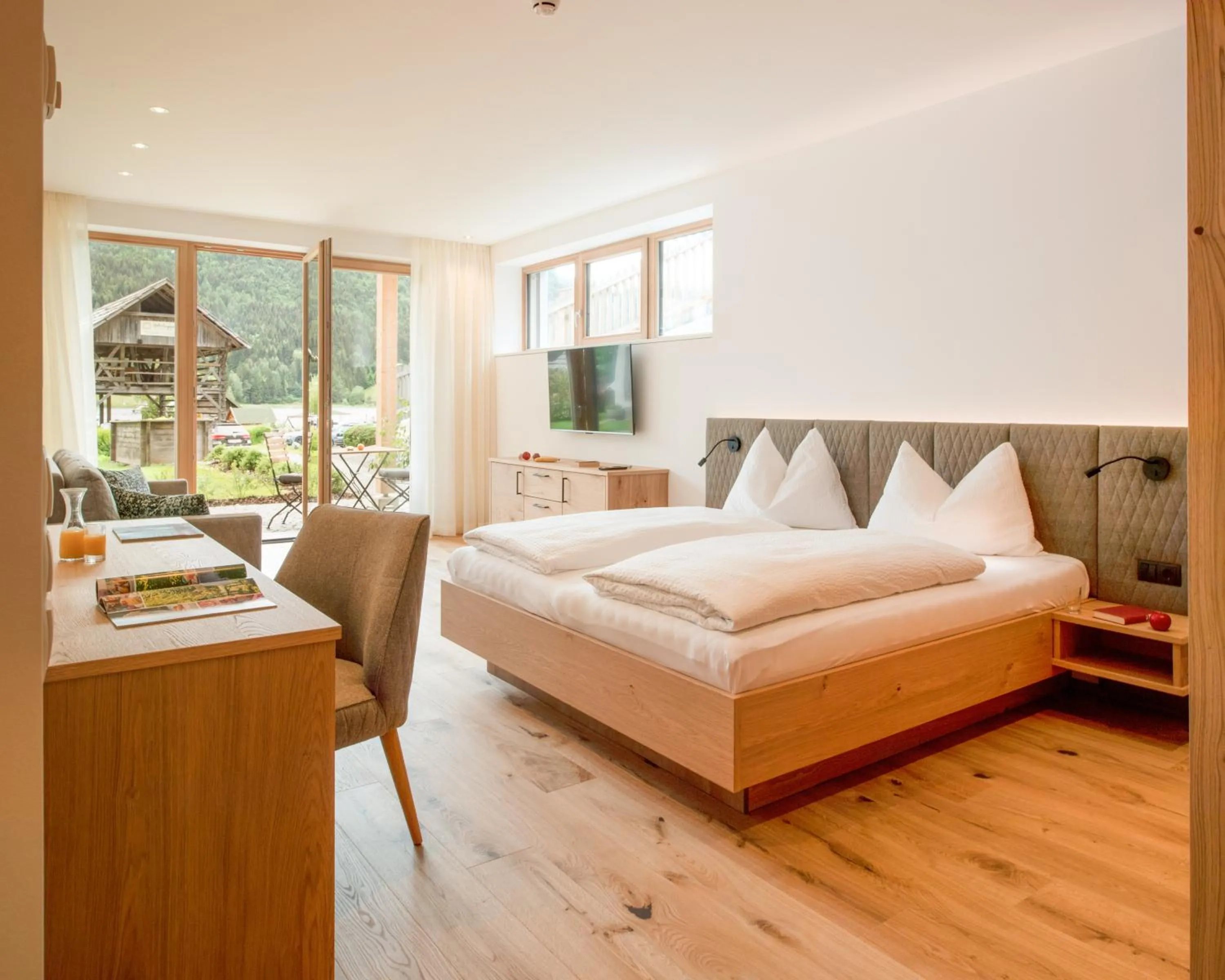 Bed in Ferienhof Neusacher Moser