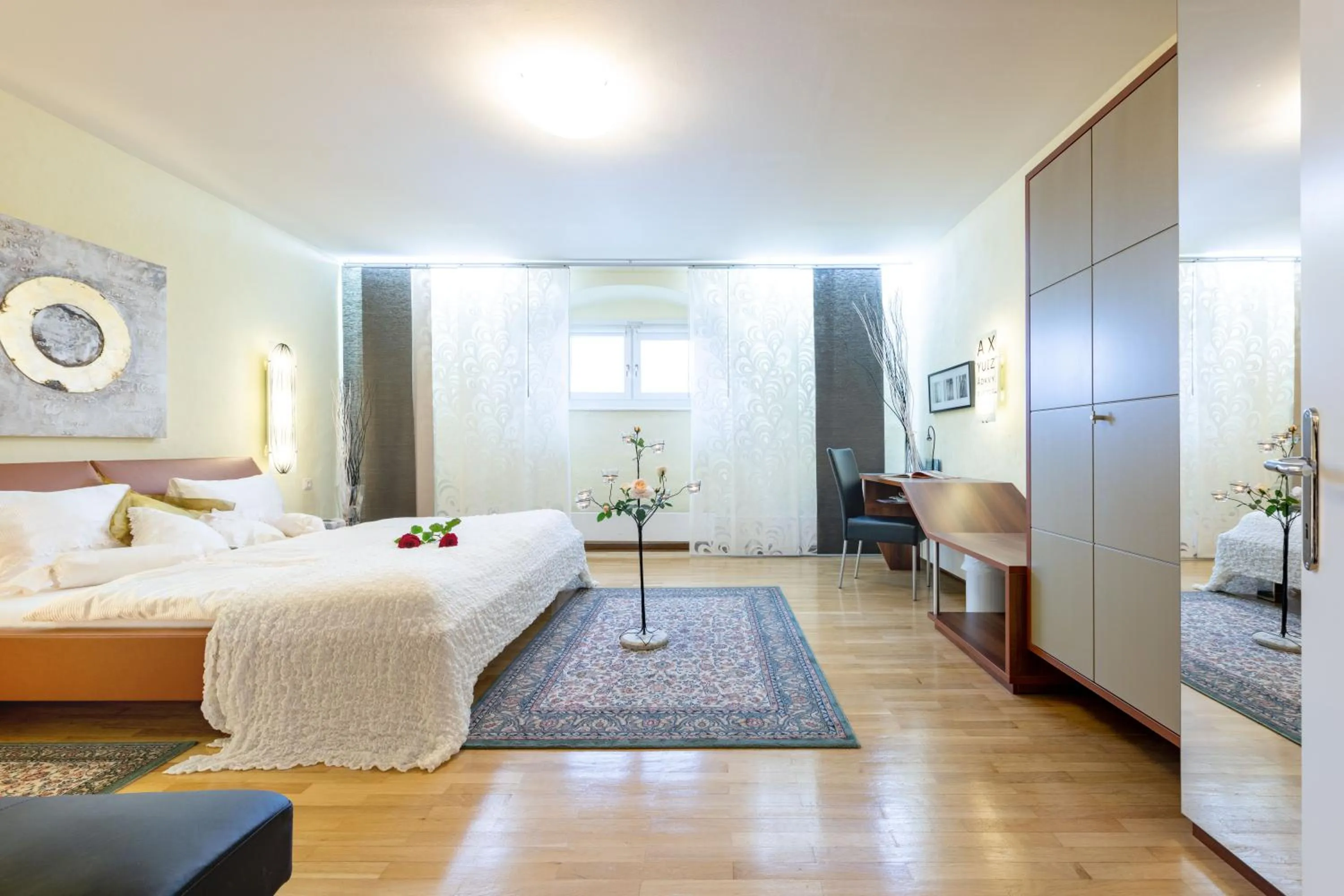 Bed in Schlosshotel Rosenau Superior