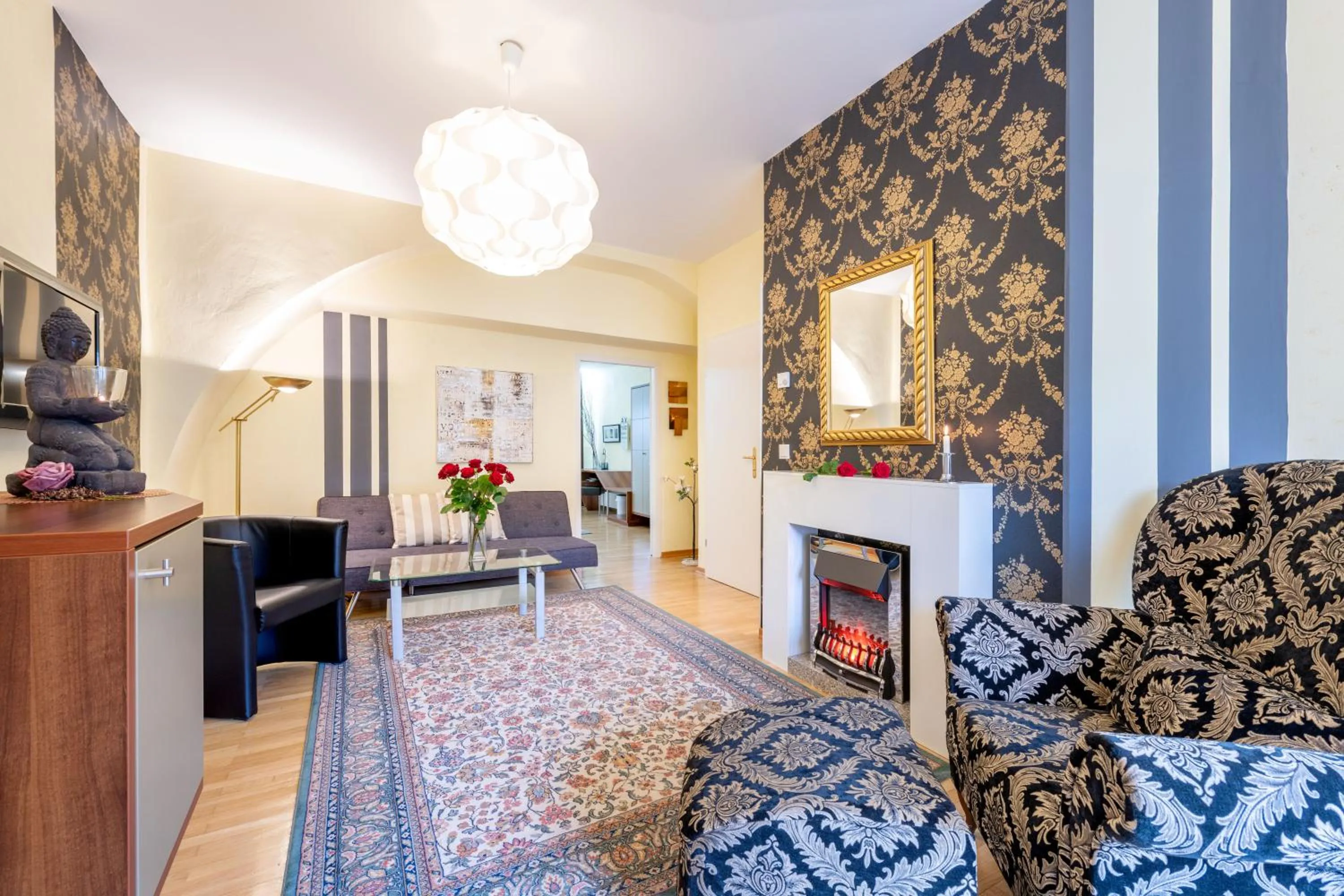 Living room in Schlosshotel Rosenau Superior