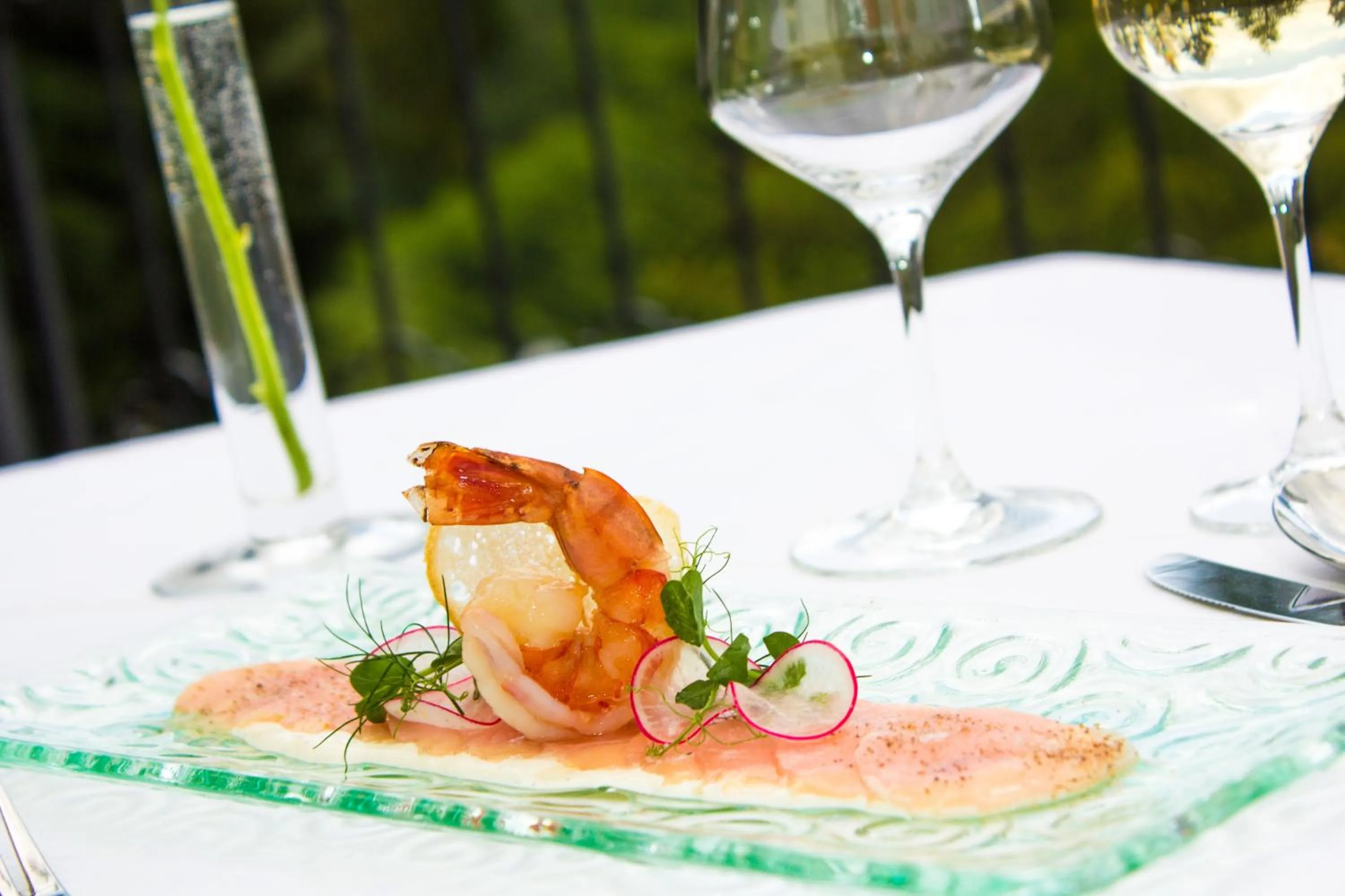 Restaurant/places to eat in Schlosshotel Rosenau Superior