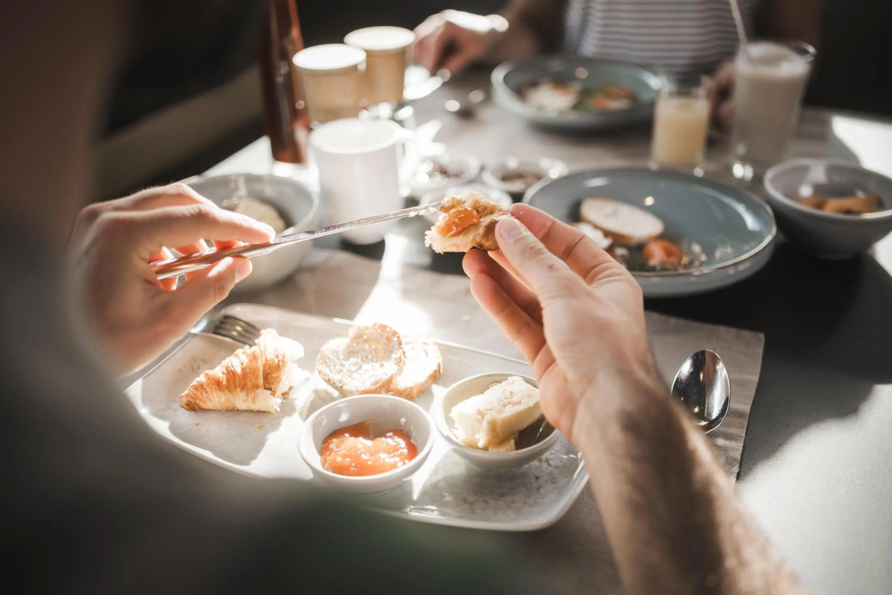 Breakfast in Sportlers Lodge Sölden lifestyle-lässig-anders