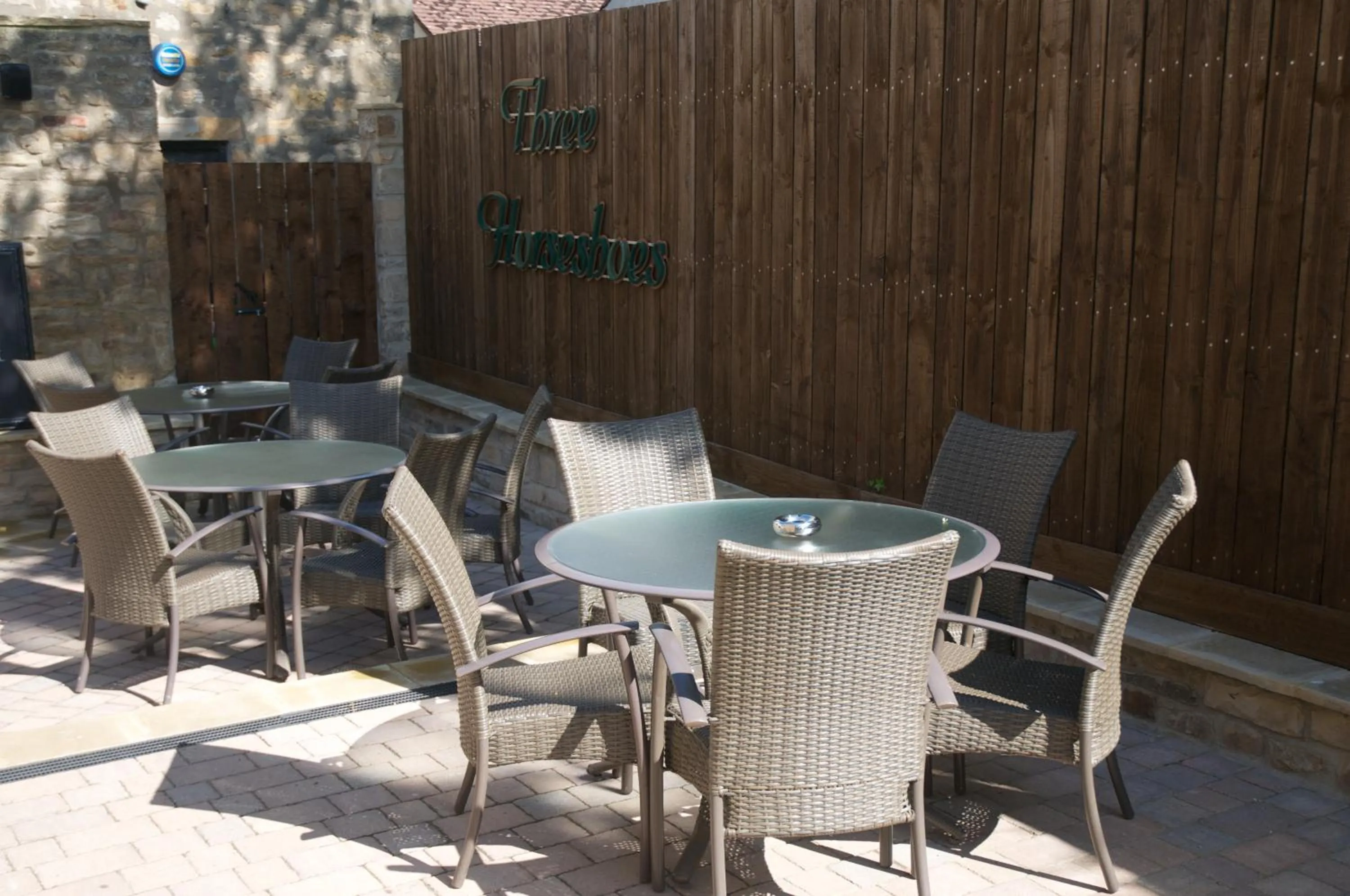 Garden in The Three Horseshoes Hotel