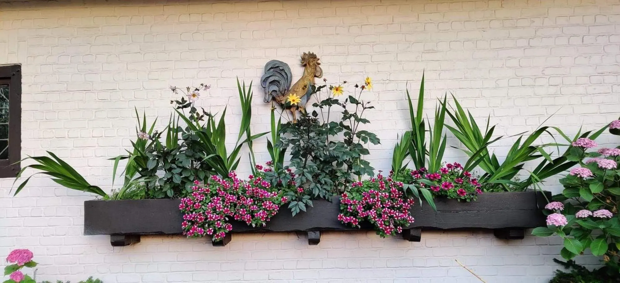 Garden view in Villa Monceau Louvain la neuve