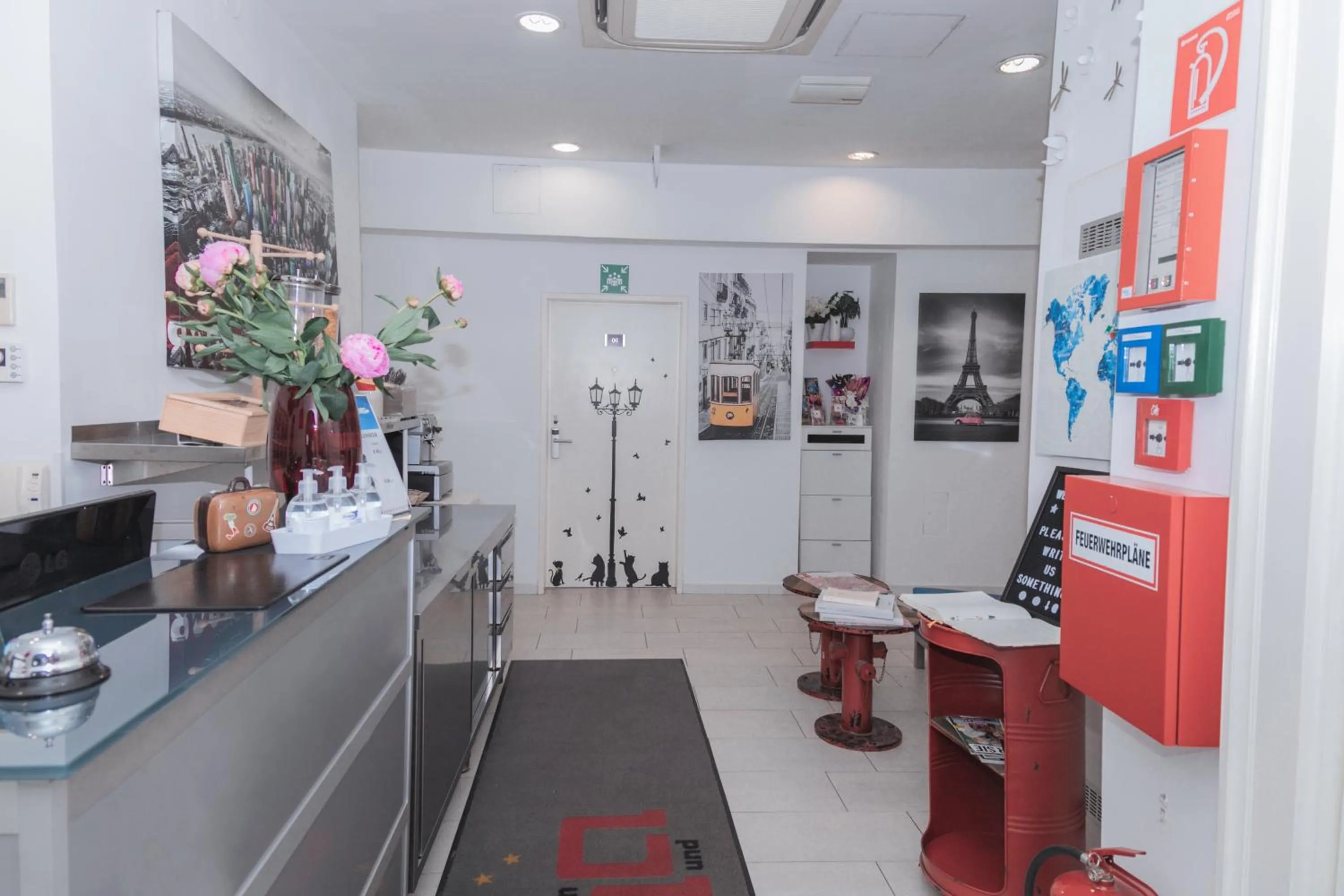 Lobby or reception in Pension a und a