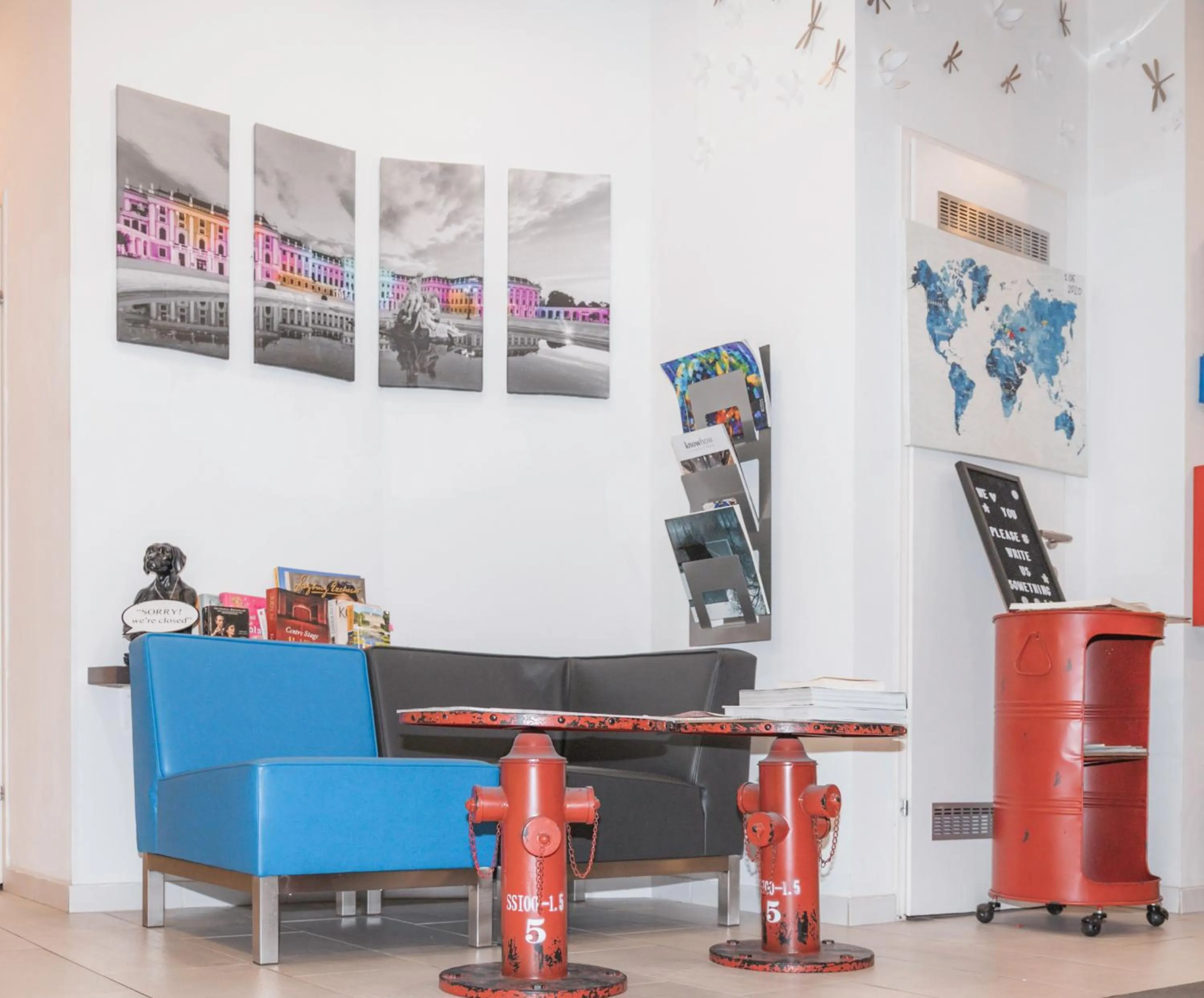 Lobby or reception in Pension a und a