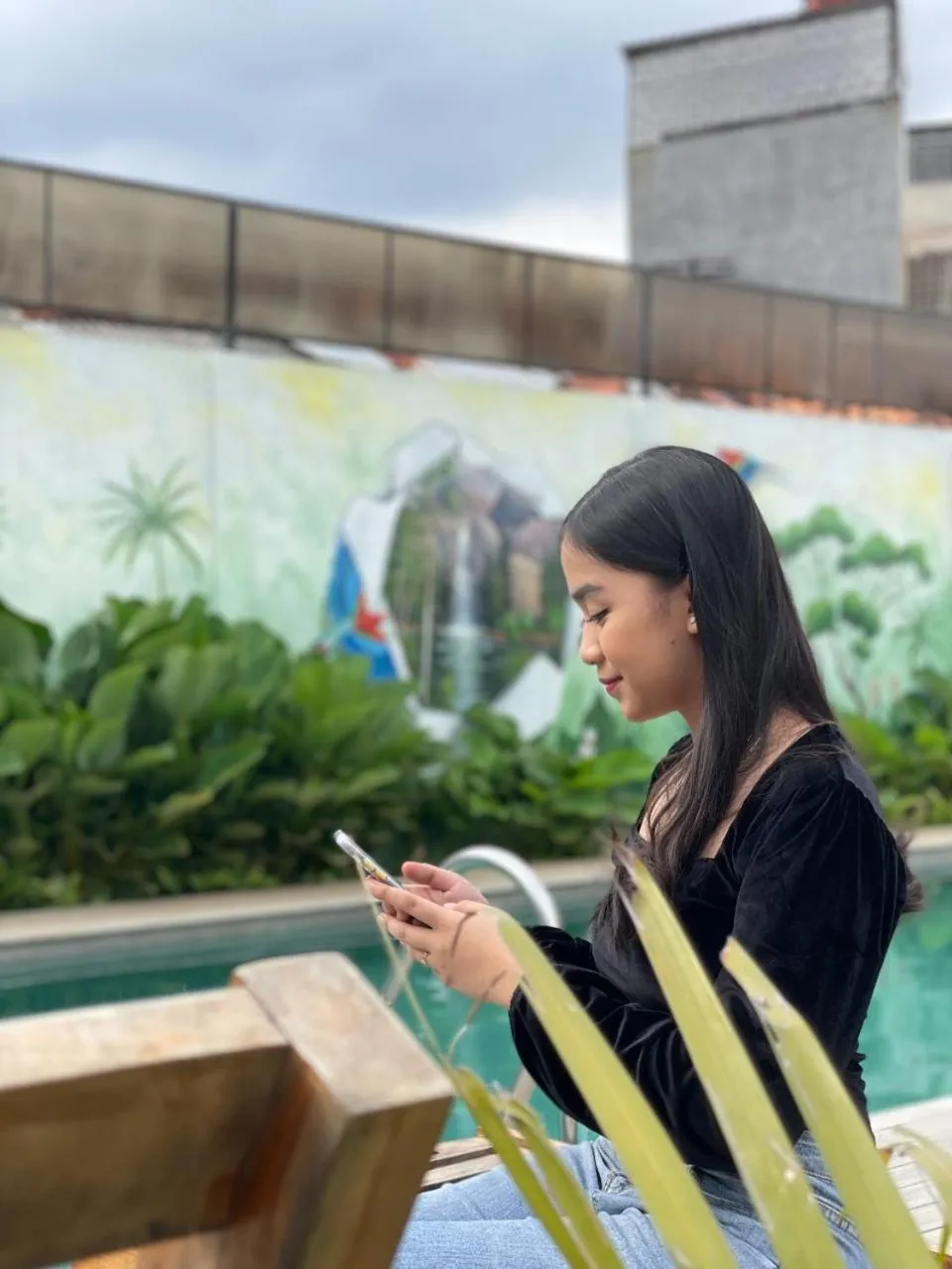 Pool view in Ra Inn Kemang