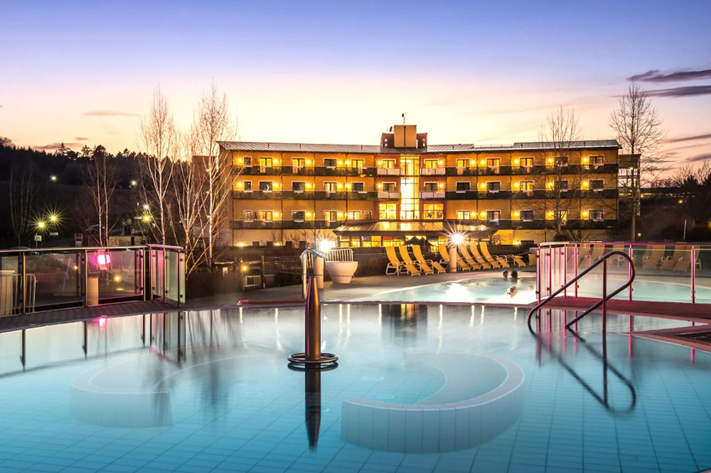 Hot Spring Bath in Thermenhotel PuchasPLUS Stegersbach
