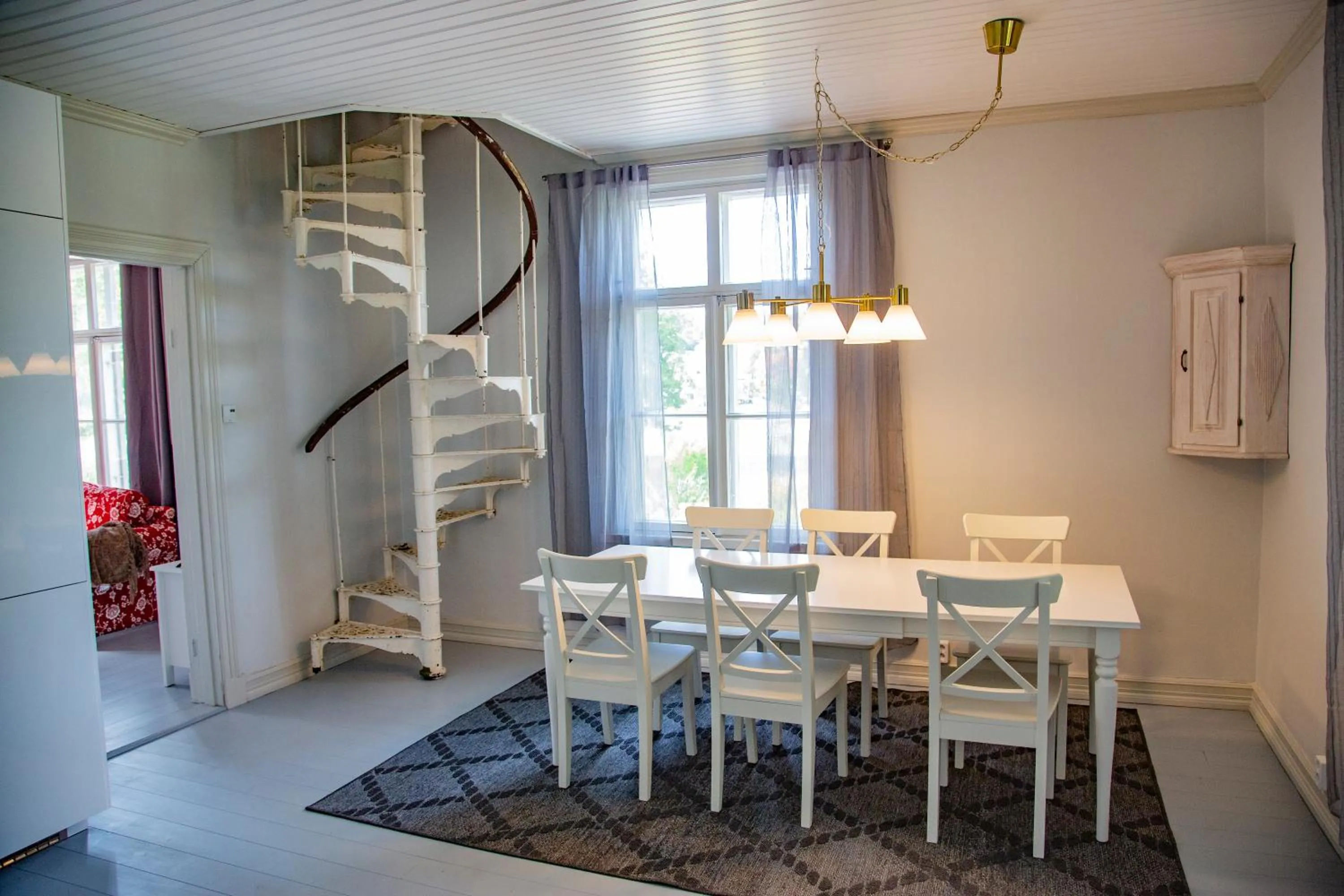 Dining area in Billnäsin ruukki