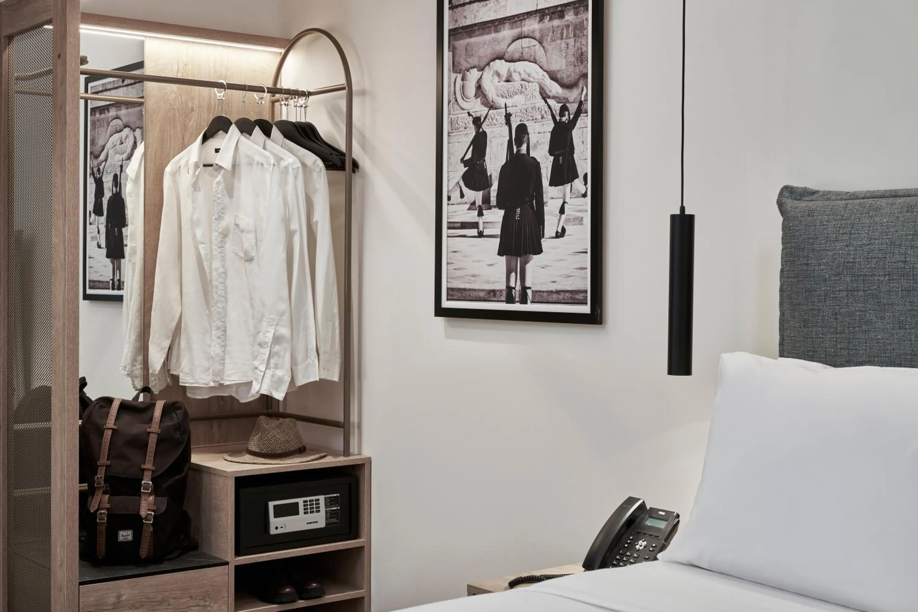 Bed in NLH MONASTIRAKI - Neighborhood Lifestyle Hotels