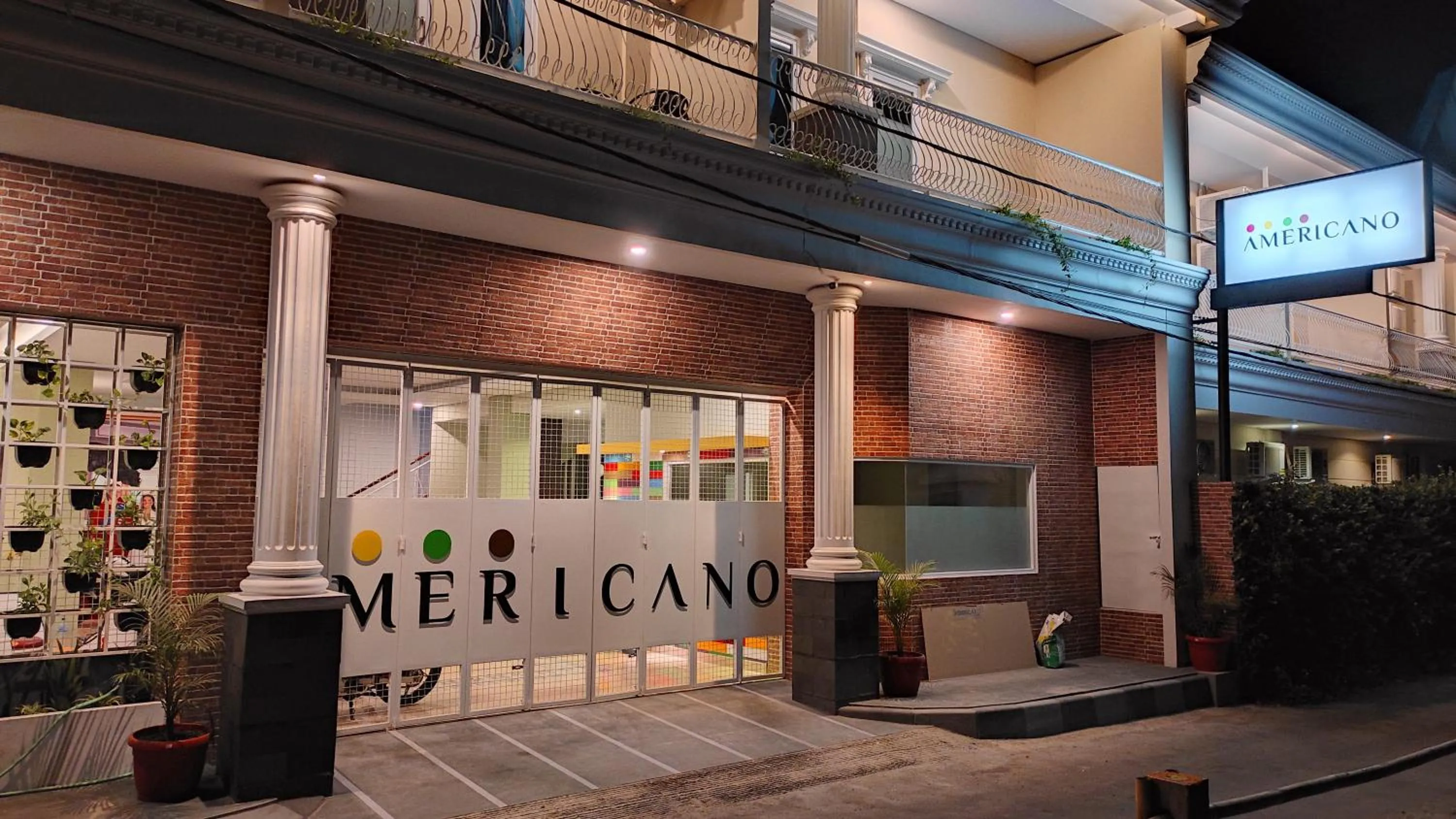 Facade/entrance in Americano Hotel Syariah Yogyakarta