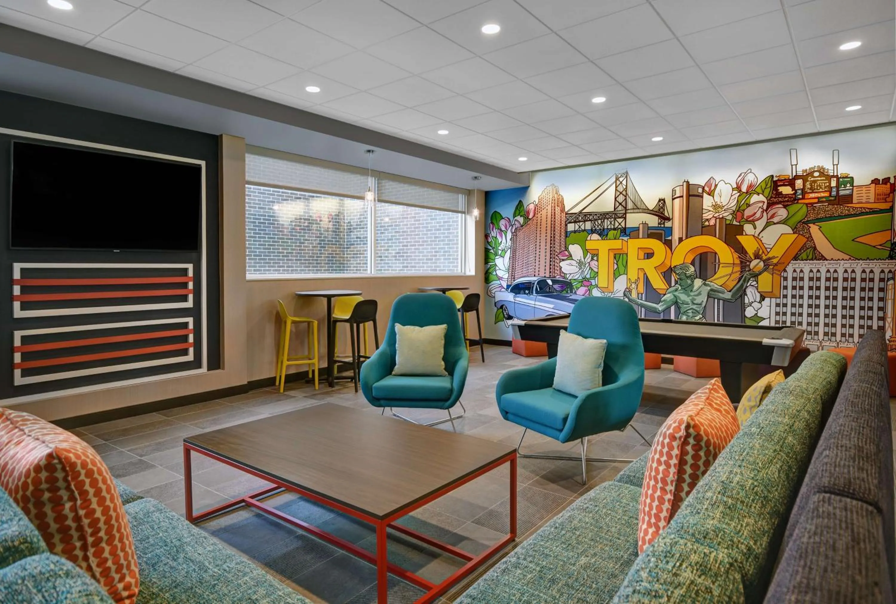 Lobby or reception in Tru By Hilton Troy Detroit, Mi