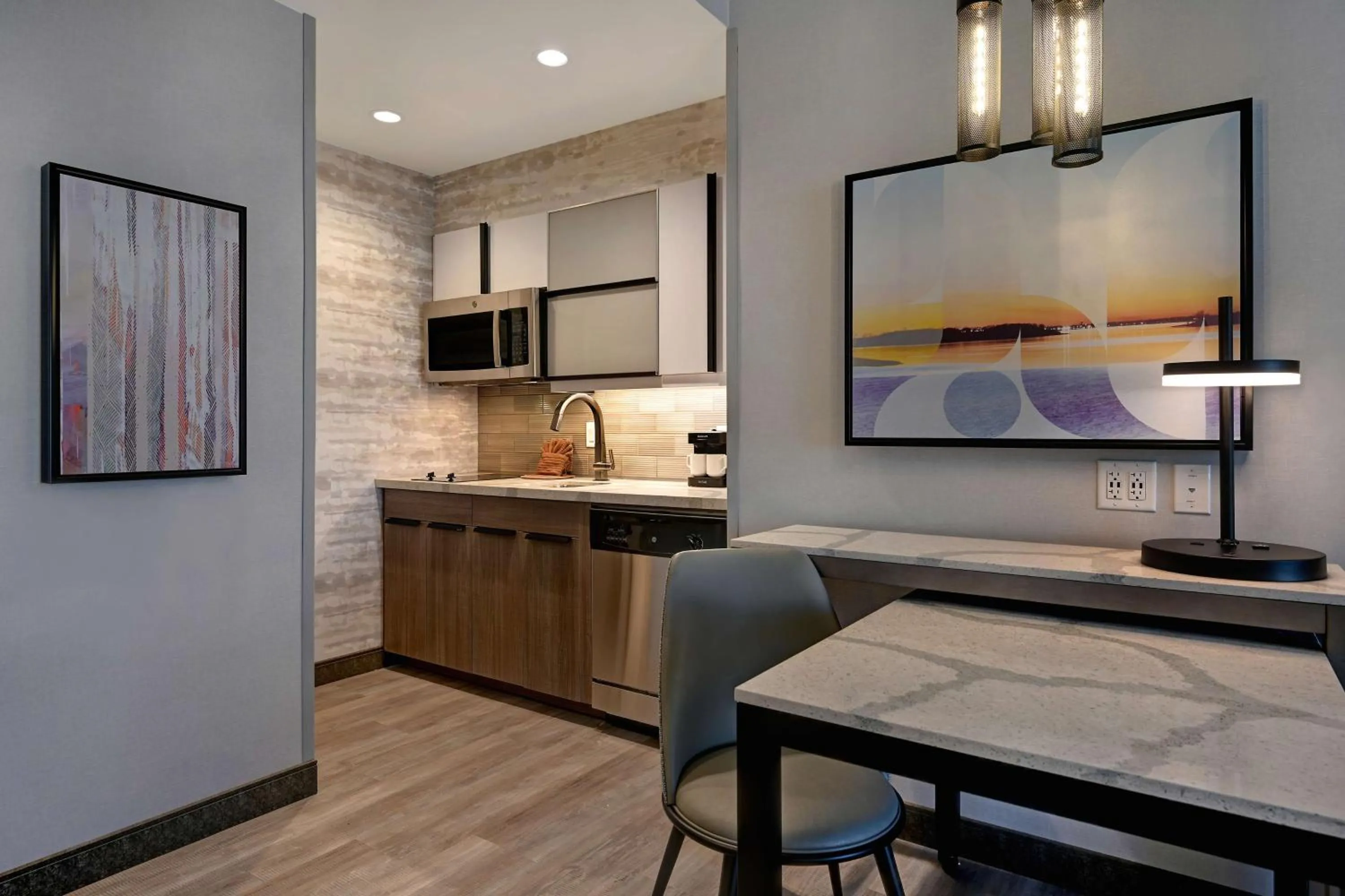 Kitchen or kitchenette in Homewood Suites by Hilton Dallas The Colony