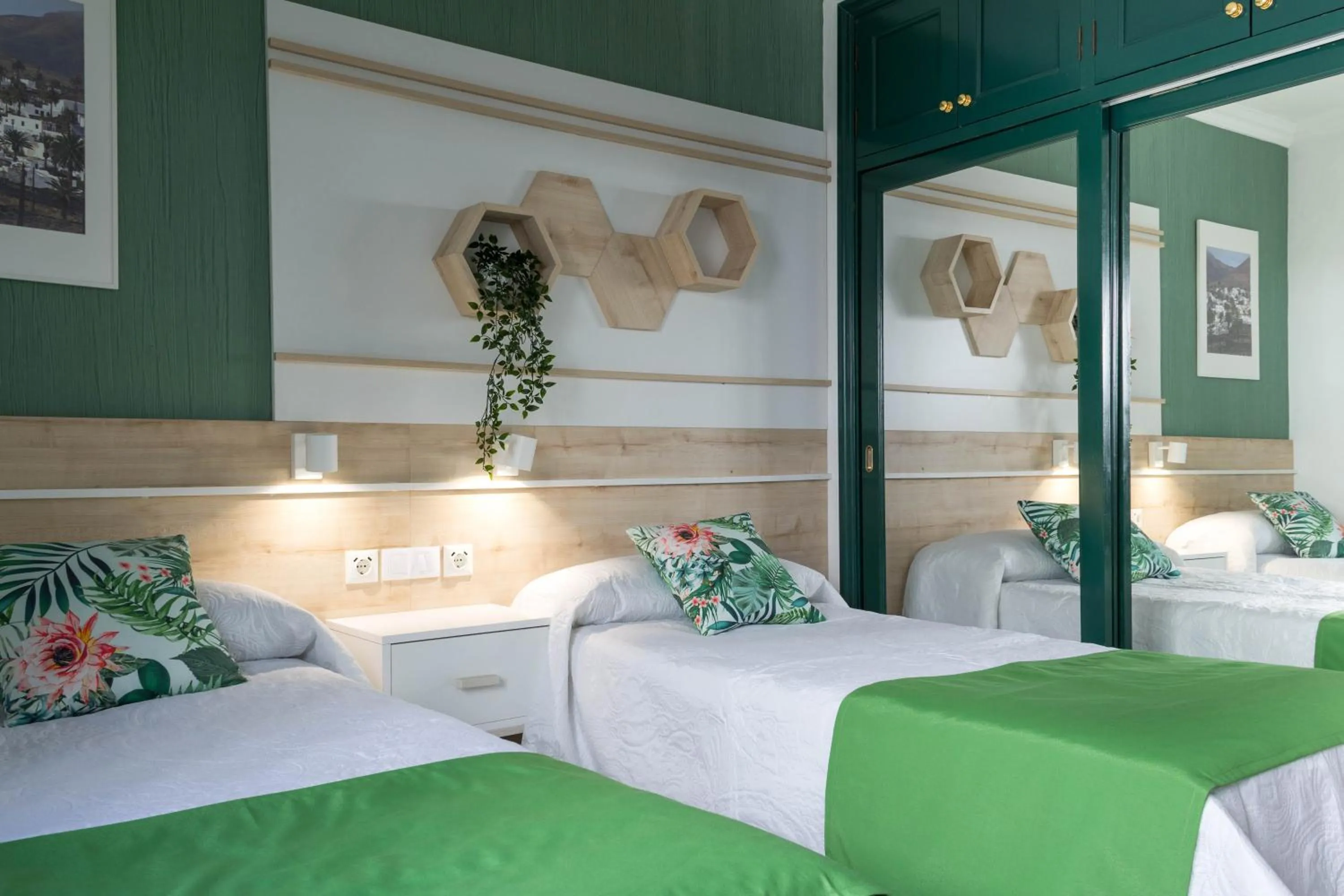 Bedroom, Bed in Apartamentos La Tegala