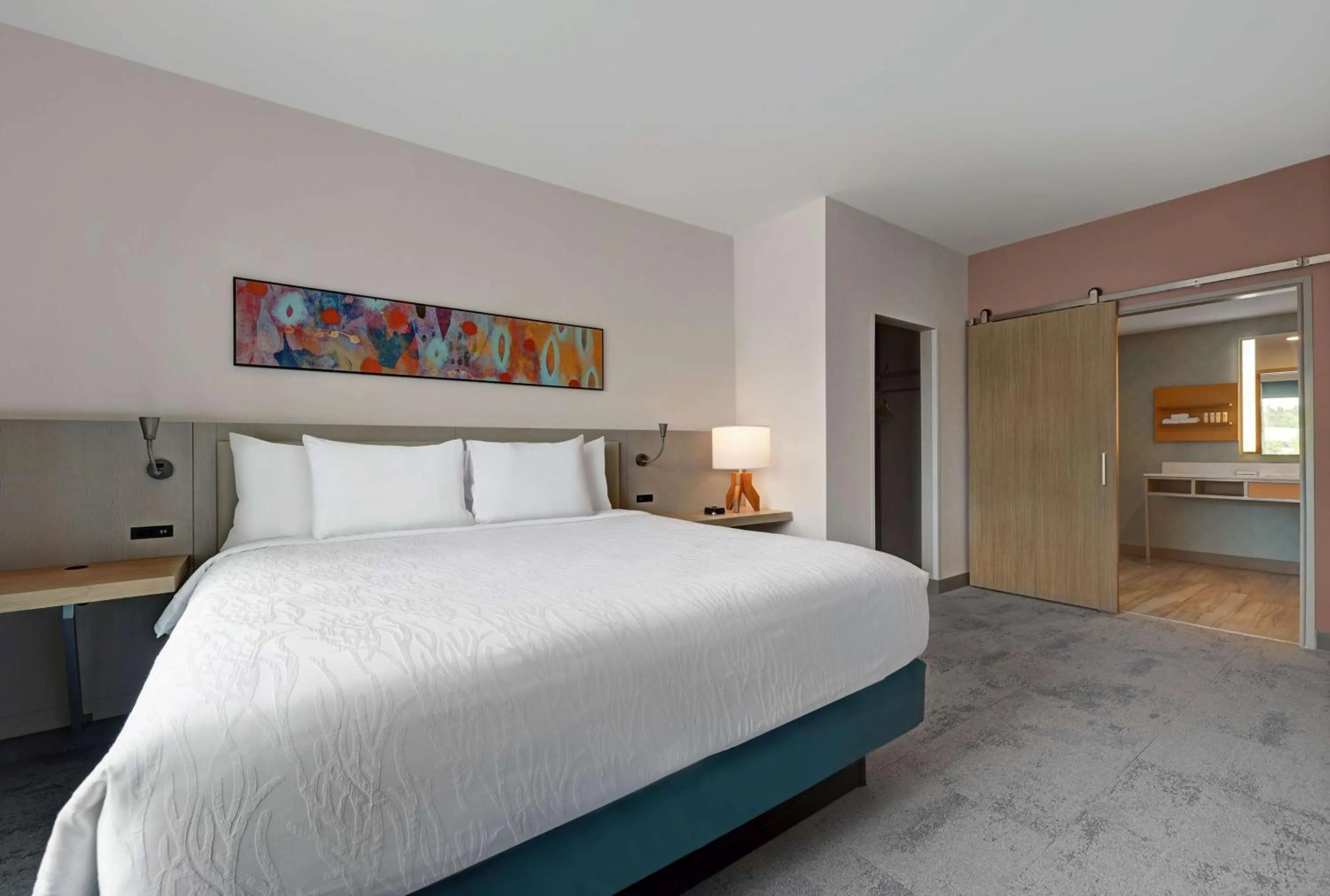 Bed in Hilton Garden Inn Manassas