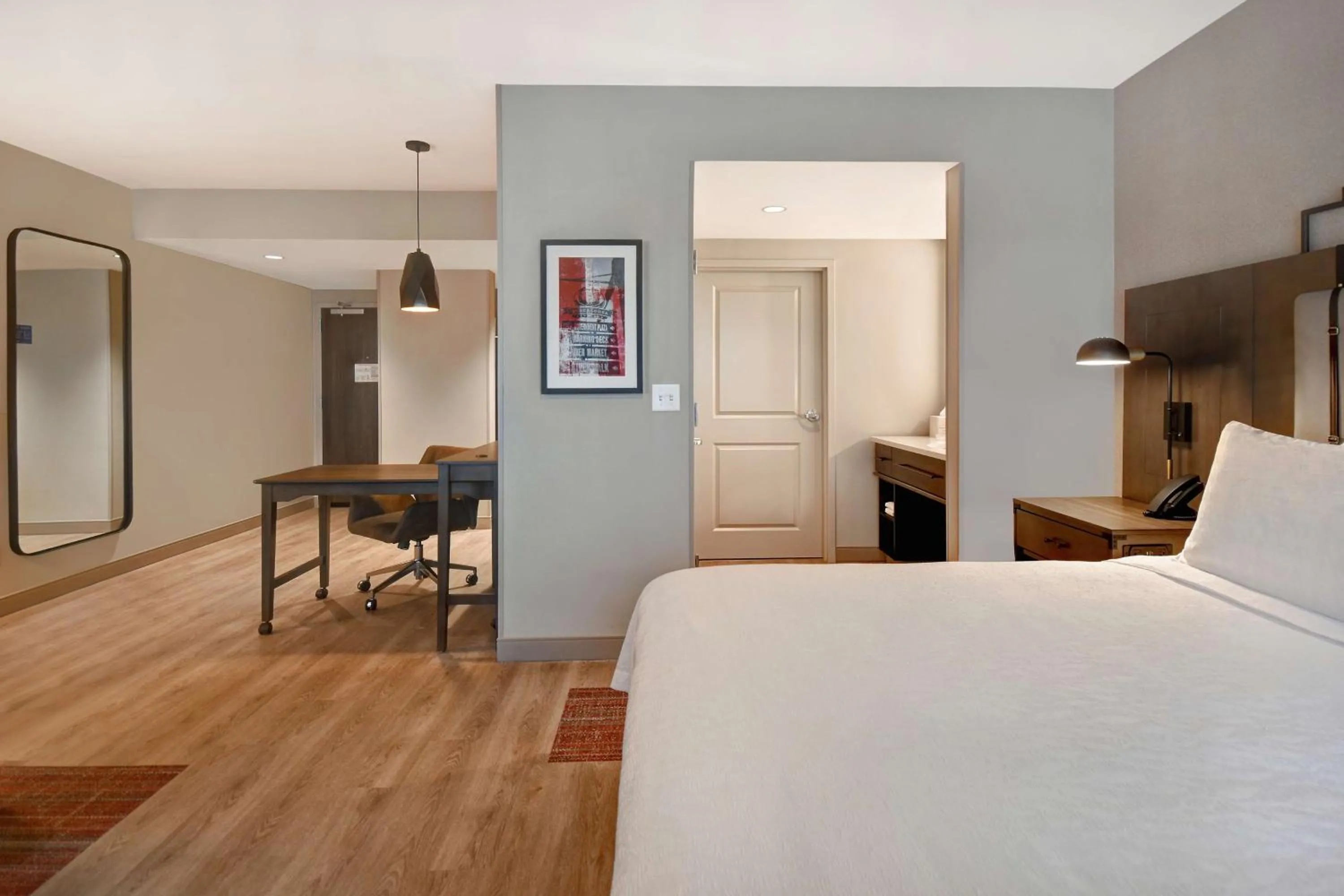 Bedroom, Bed in Homewood Suites by Hilton Tuscaloosa Downtown- Near Univ of Alabama