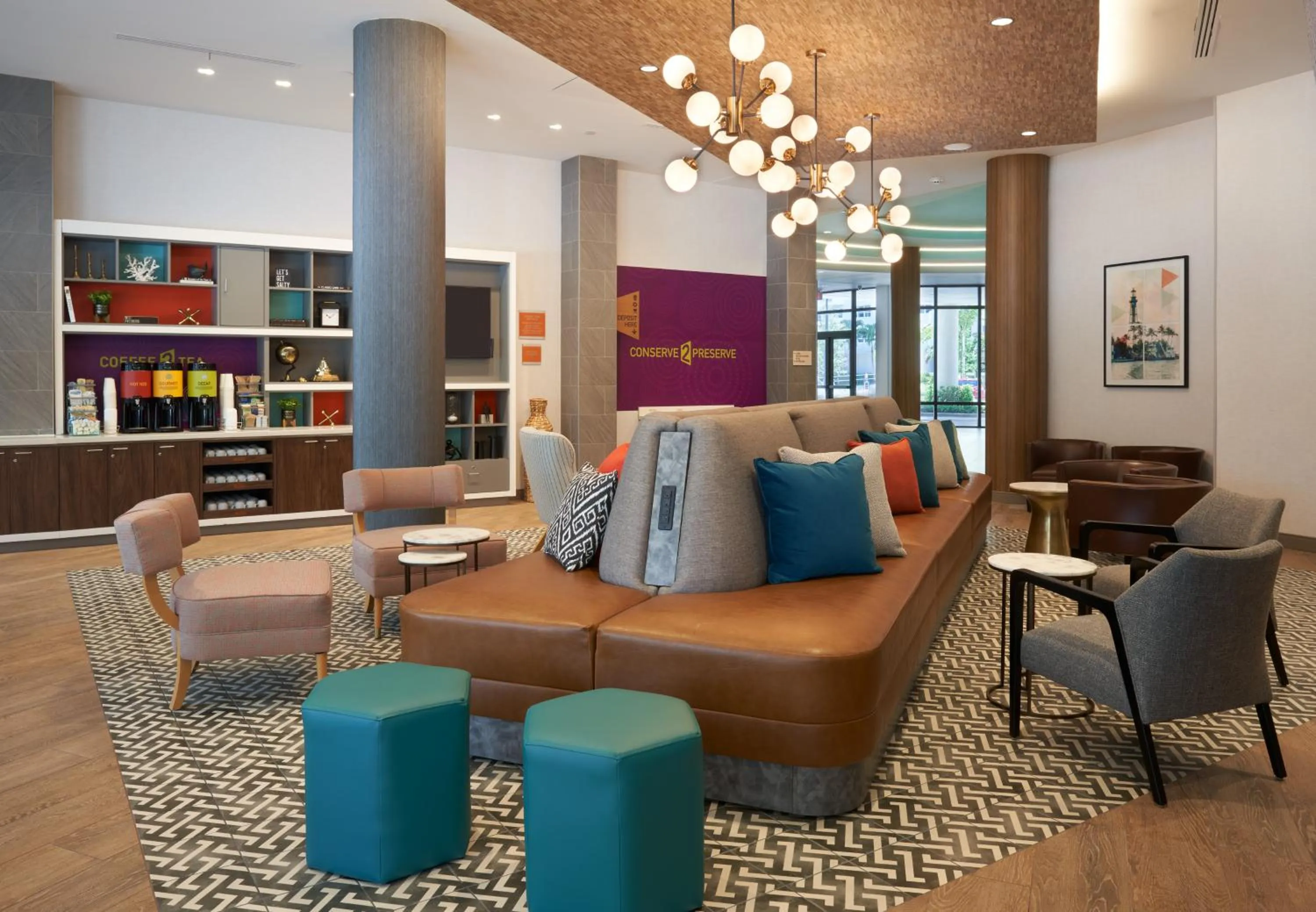 Breakfast in Home2 Suites By Hilton Pompano Beach Pier, Fl