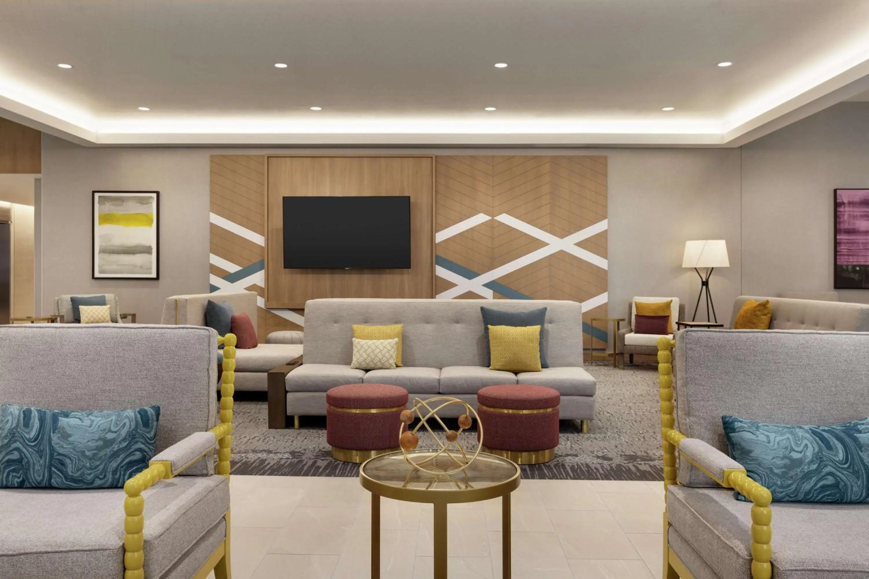 Lobby or reception in Hilton Garden Inn Austin North-Near the Domain, TX