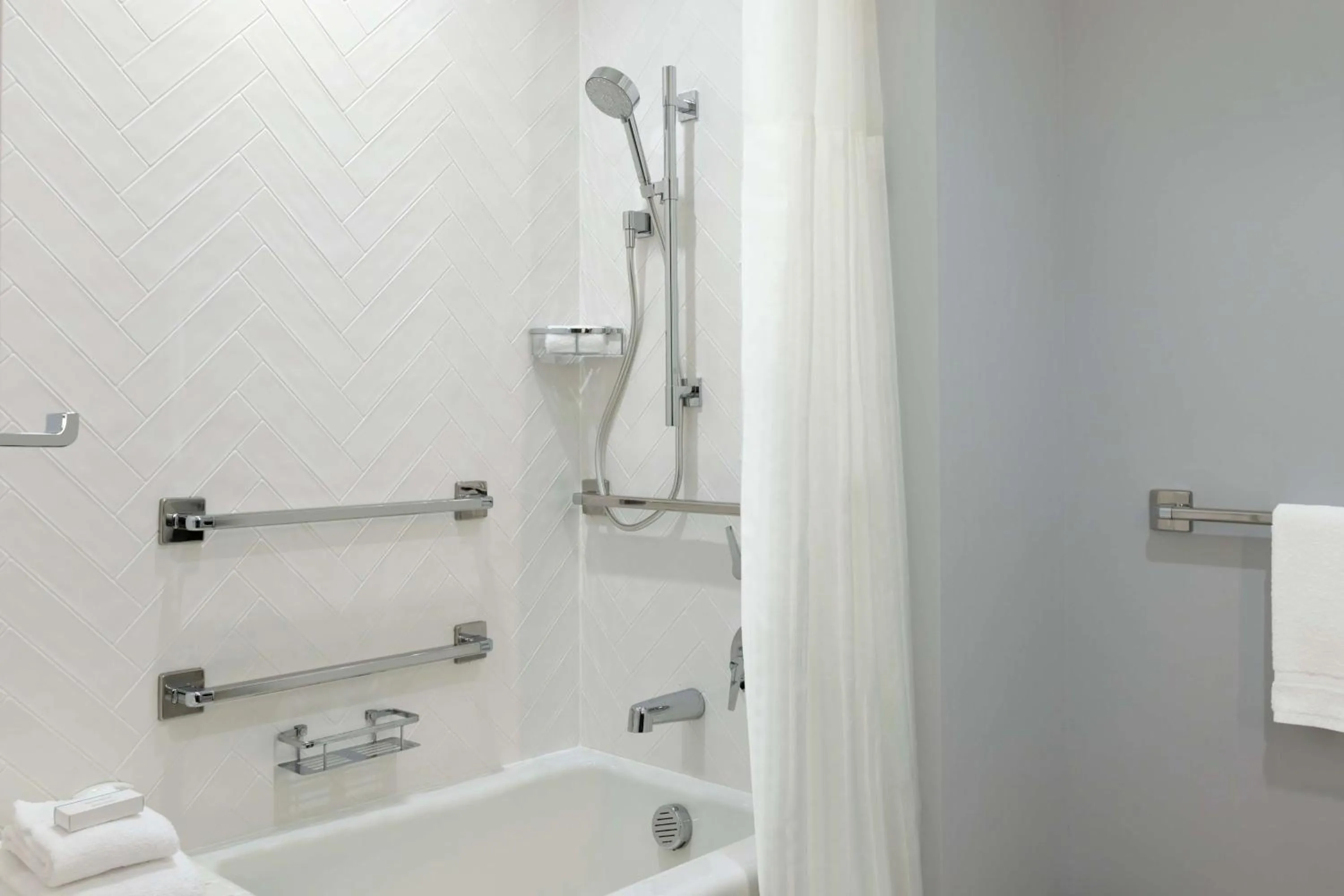 Bathroom in Hilton Garden Inn Austin North-Near the Domain, TX