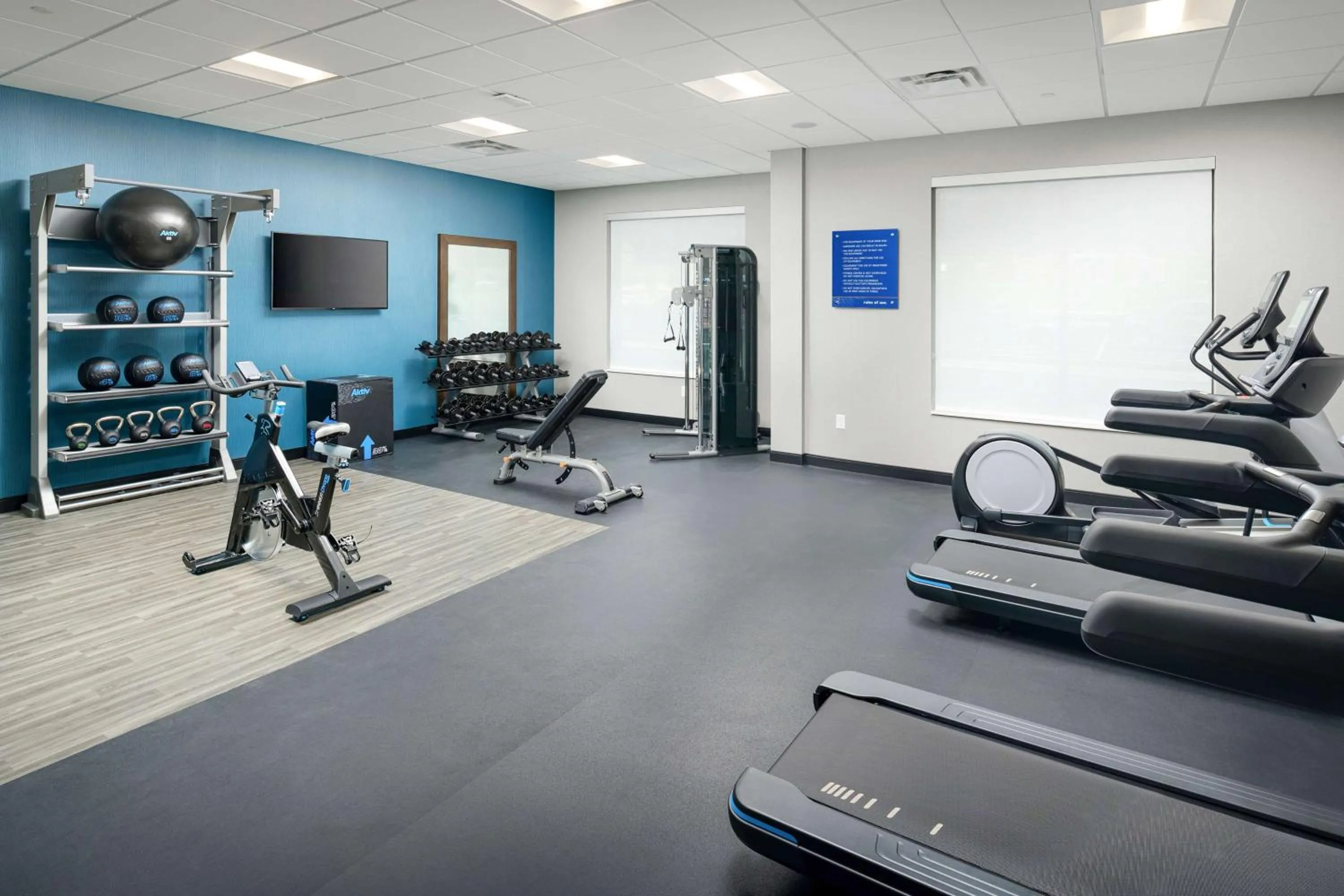 Fitness centre/facilities in Hampton Inn Blue Ridge, GA