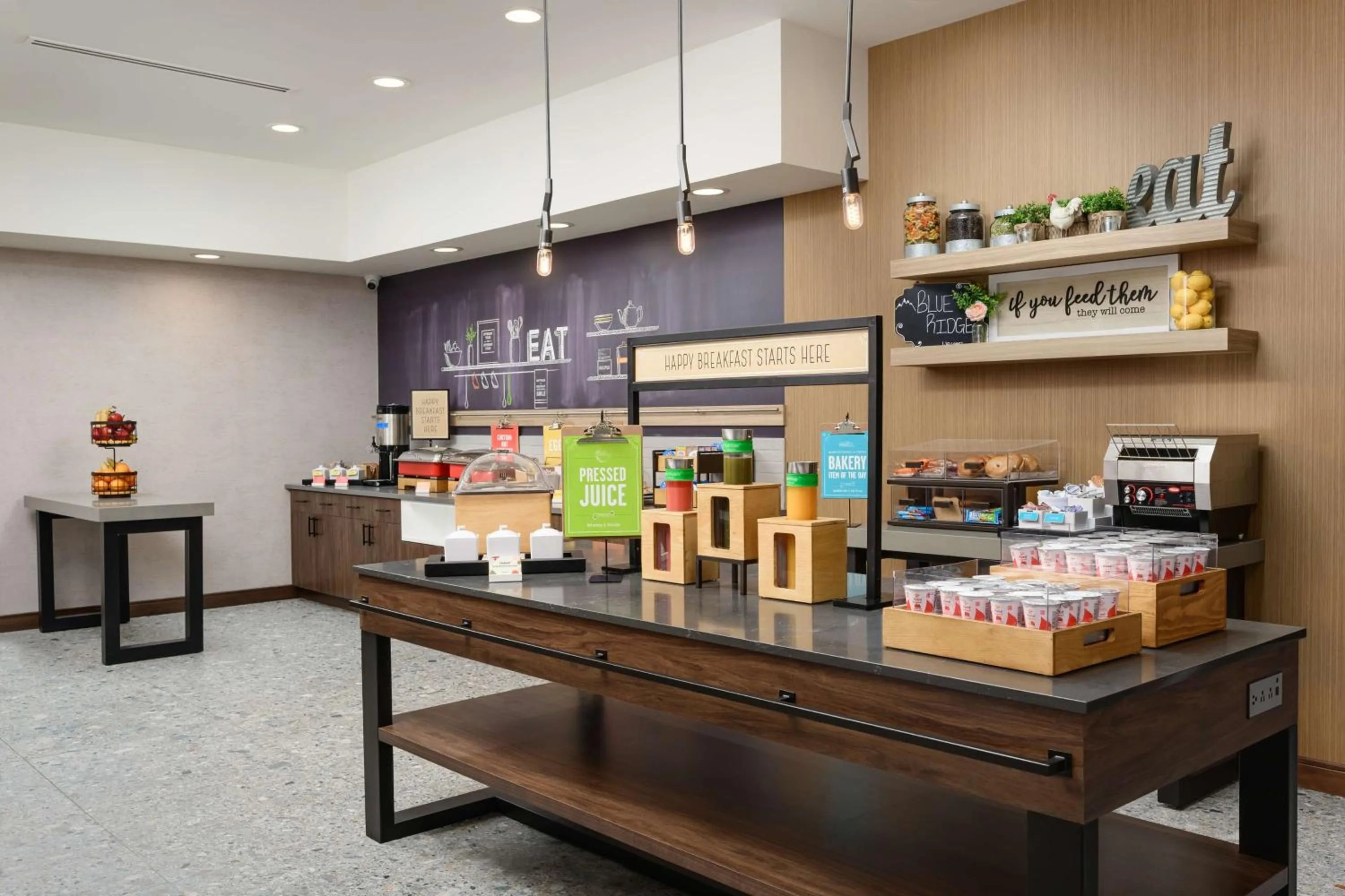 Breakfast in Hampton Inn Blue Ridge, GA