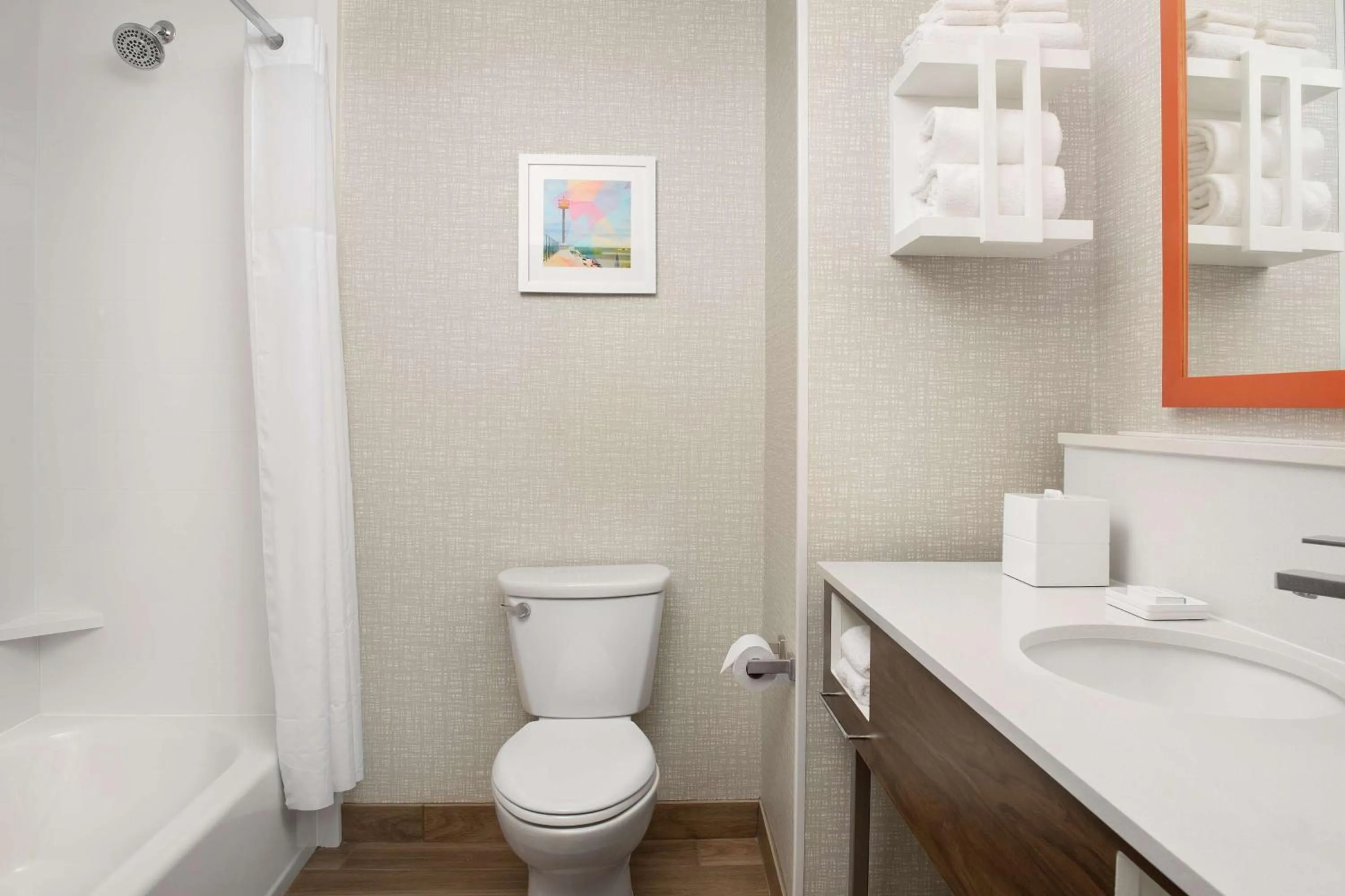 Bathroom in Hampton Inn Warroad, MN