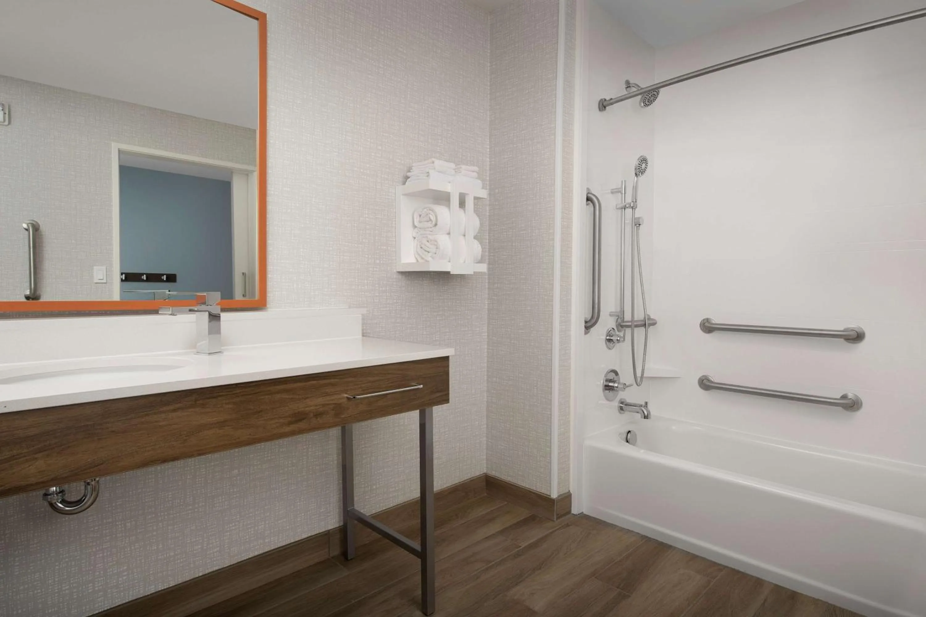 Bathroom in Hampton Inn Warroad, MN