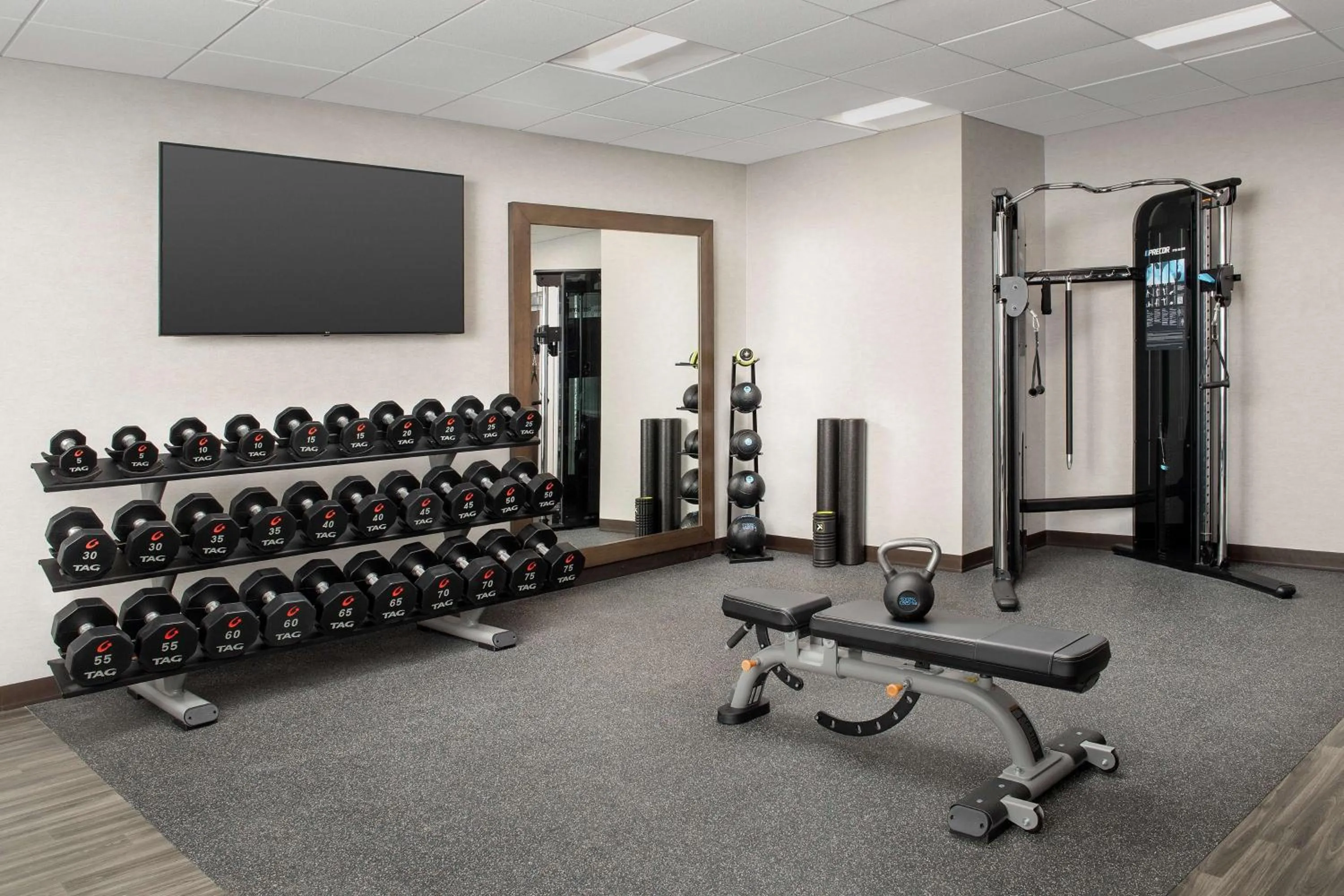Fitness centre/facilities in Hampton Inn Warroad, MN