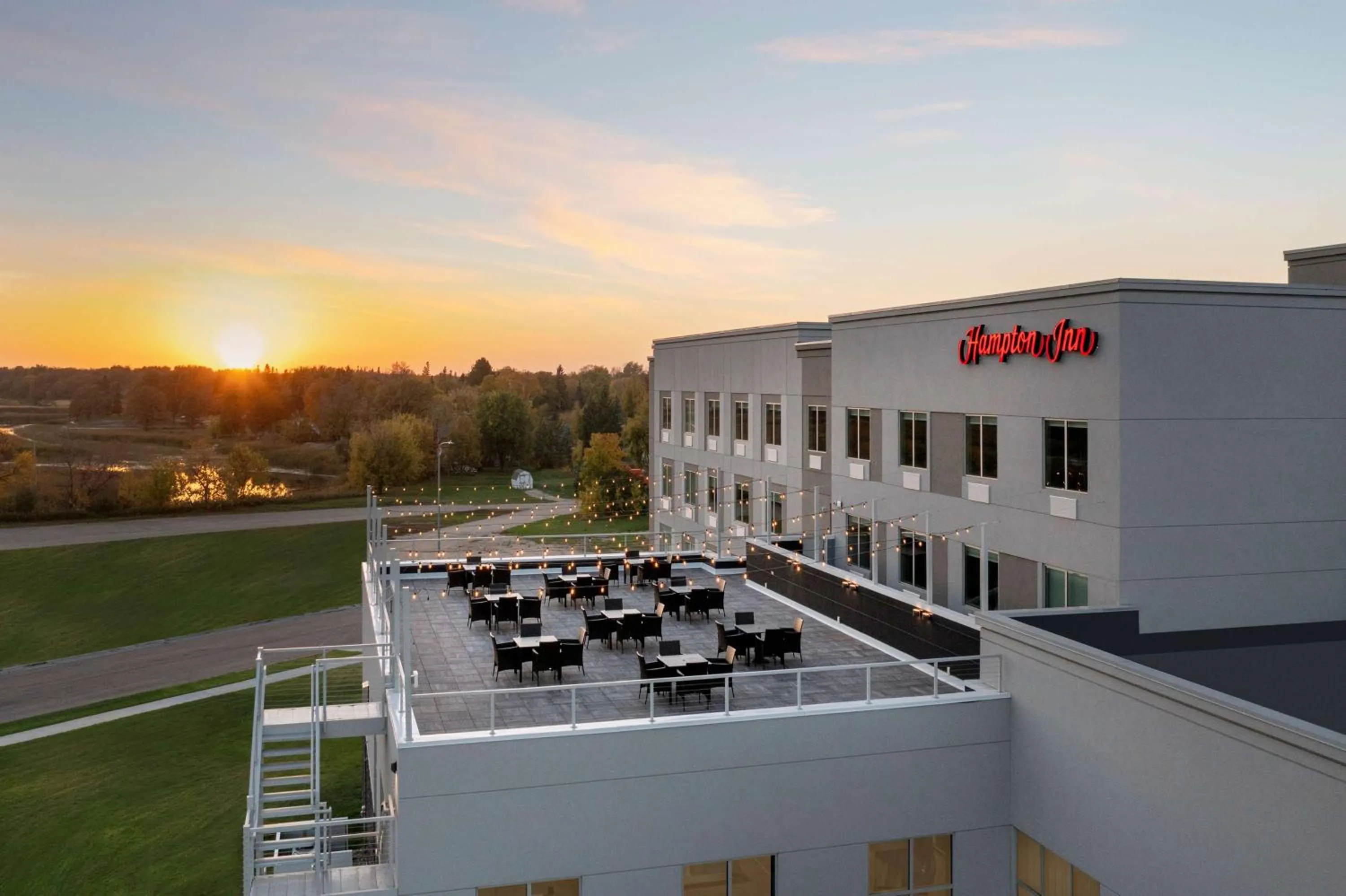 Patio in Hampton Inn Warroad, MN