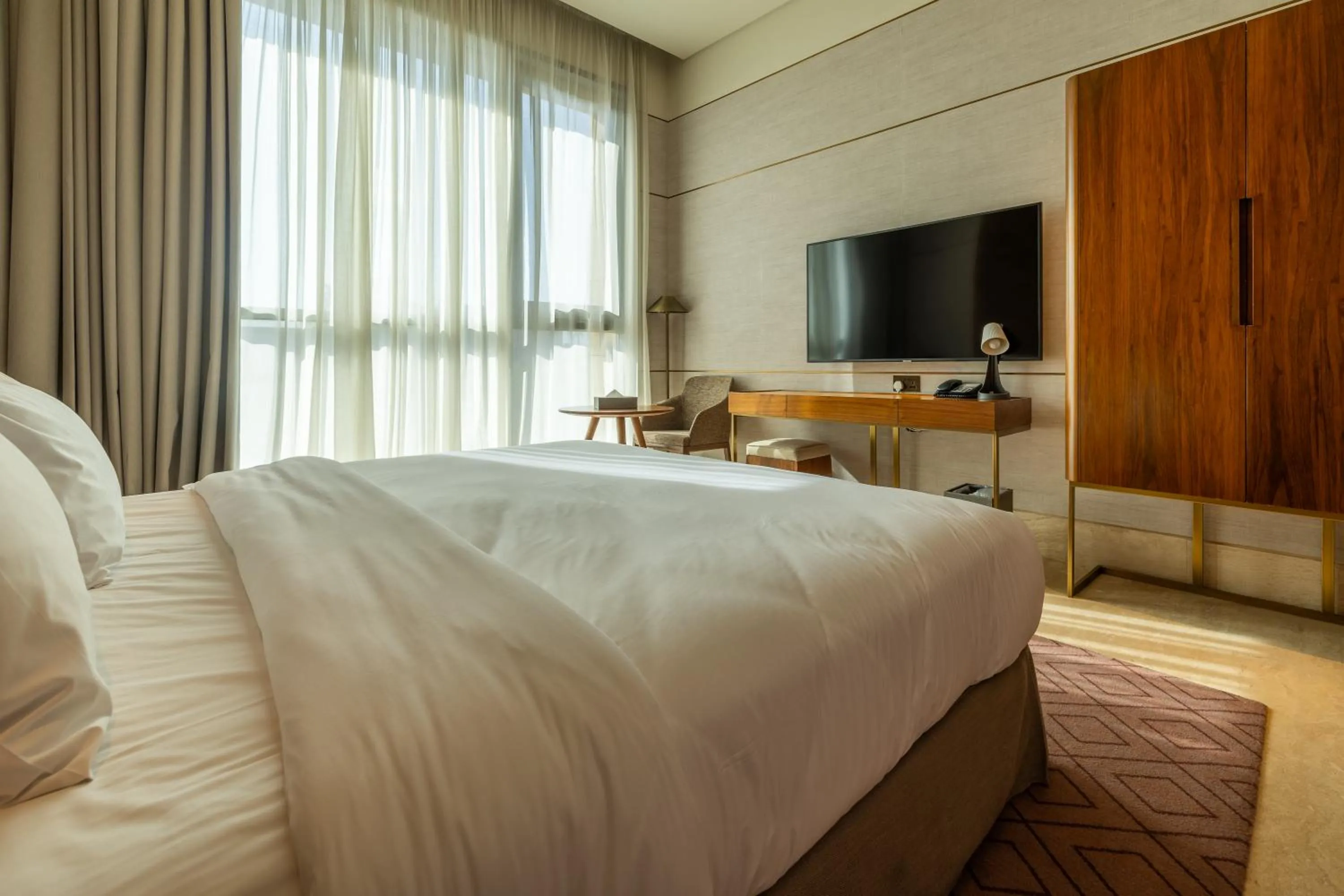 Bed in SHIRVAN Hotel City Yard Jeddah