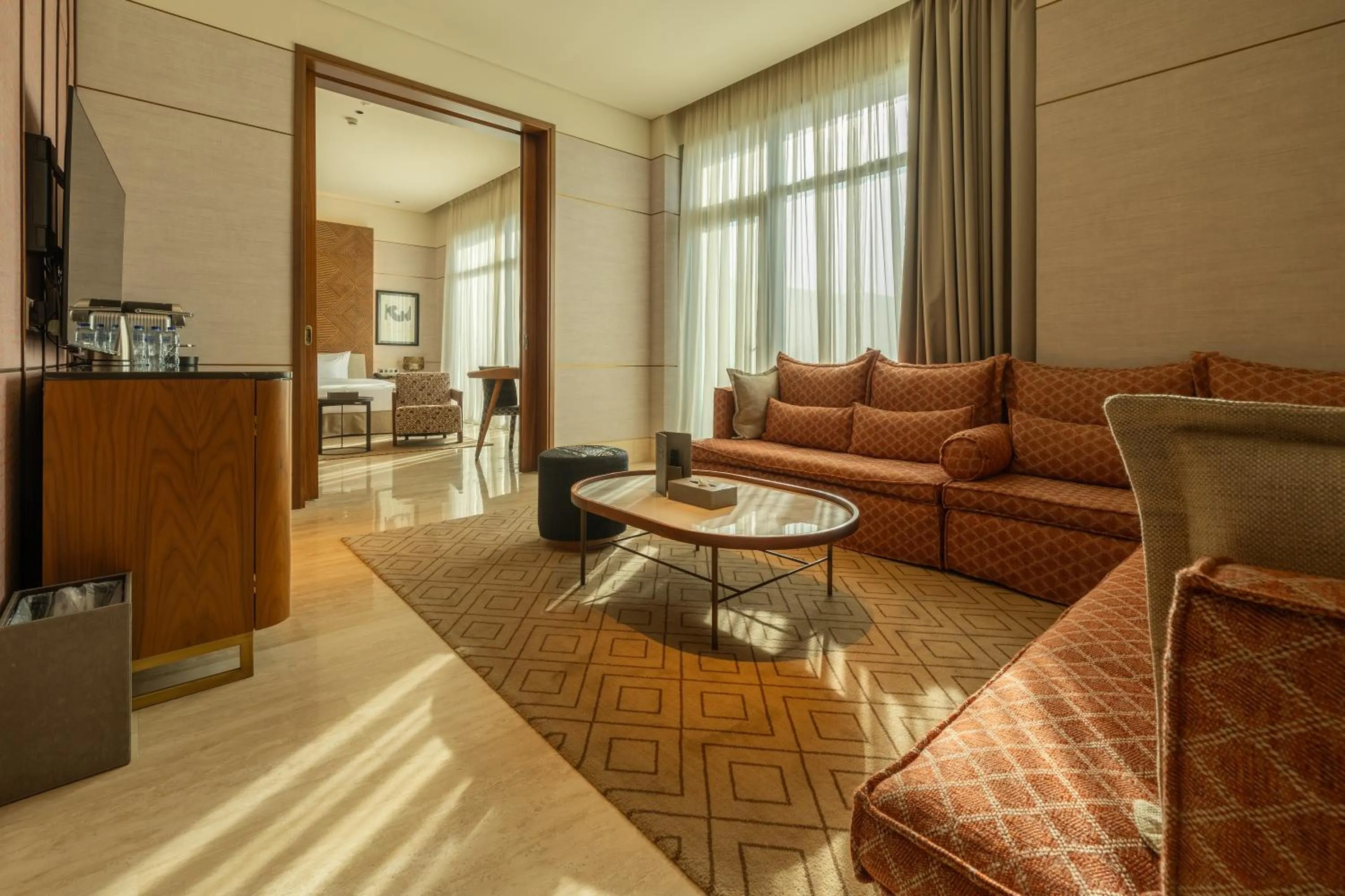 Living room in SHIRVAN Hotel City Yard Jeddah