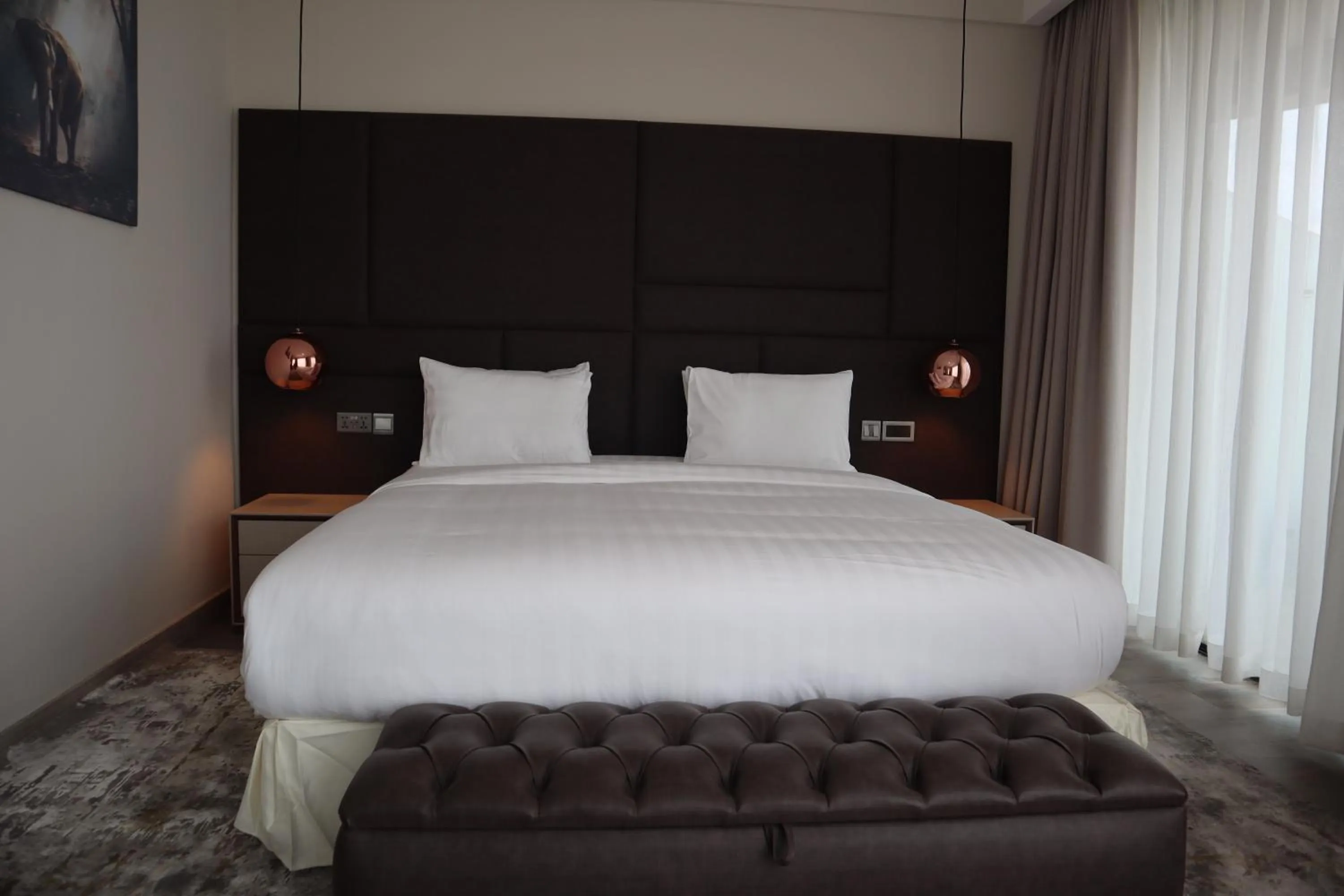 Bed in The Curve by the Park Apartments