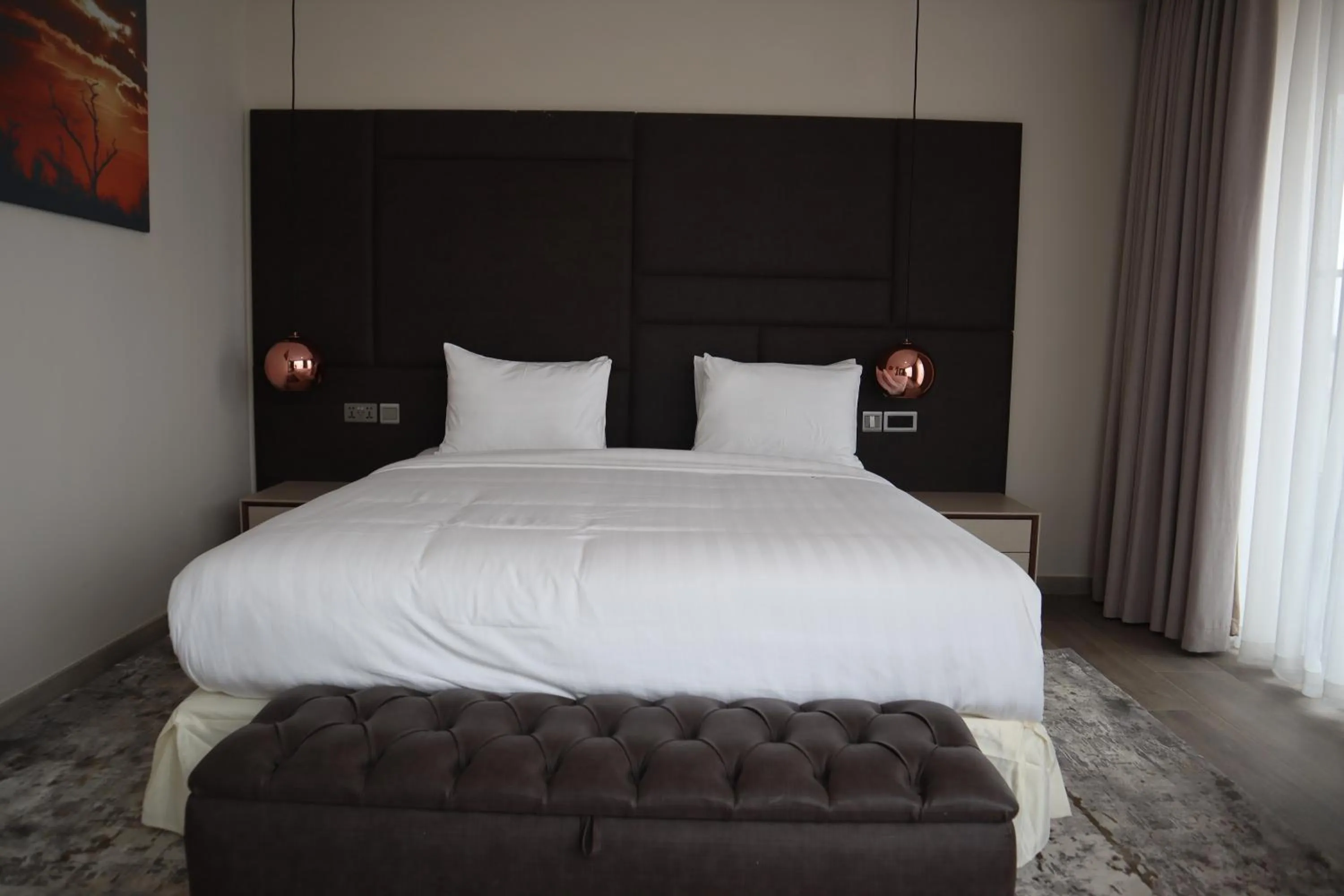 Bed in The Curve by the Park Apartments