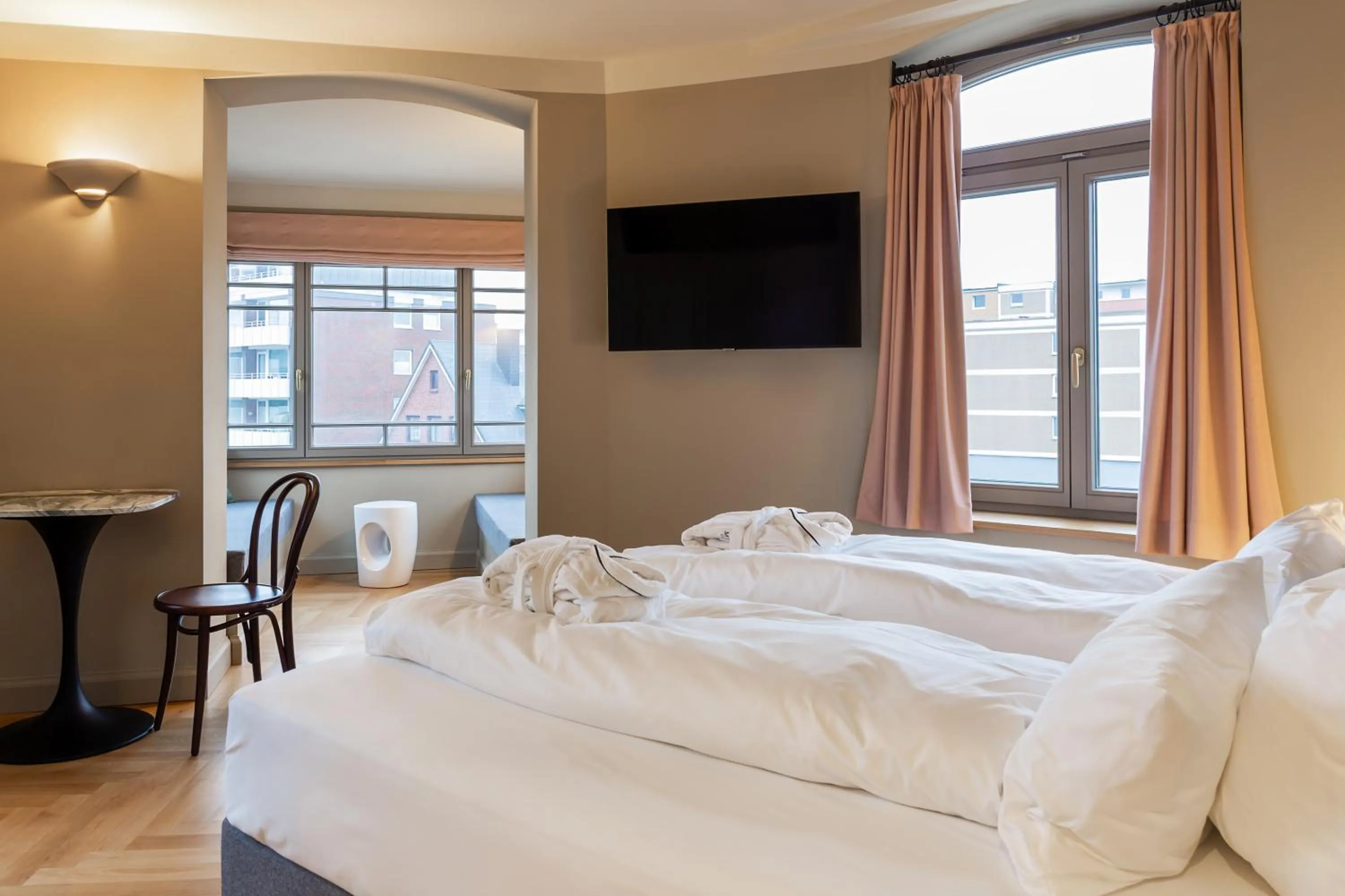 Bed in Mimosa Suites