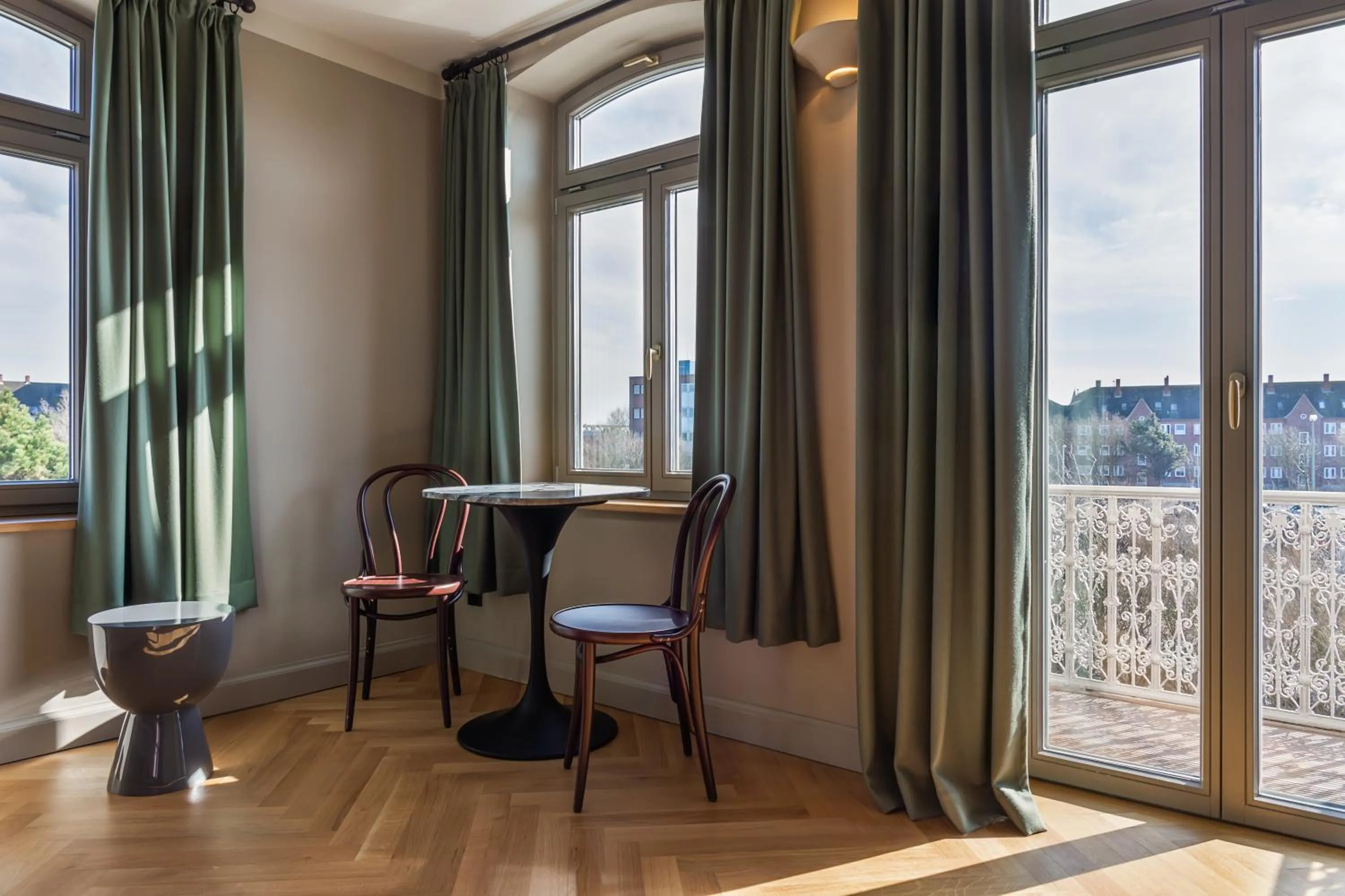 Dining area in Mimosa Suites